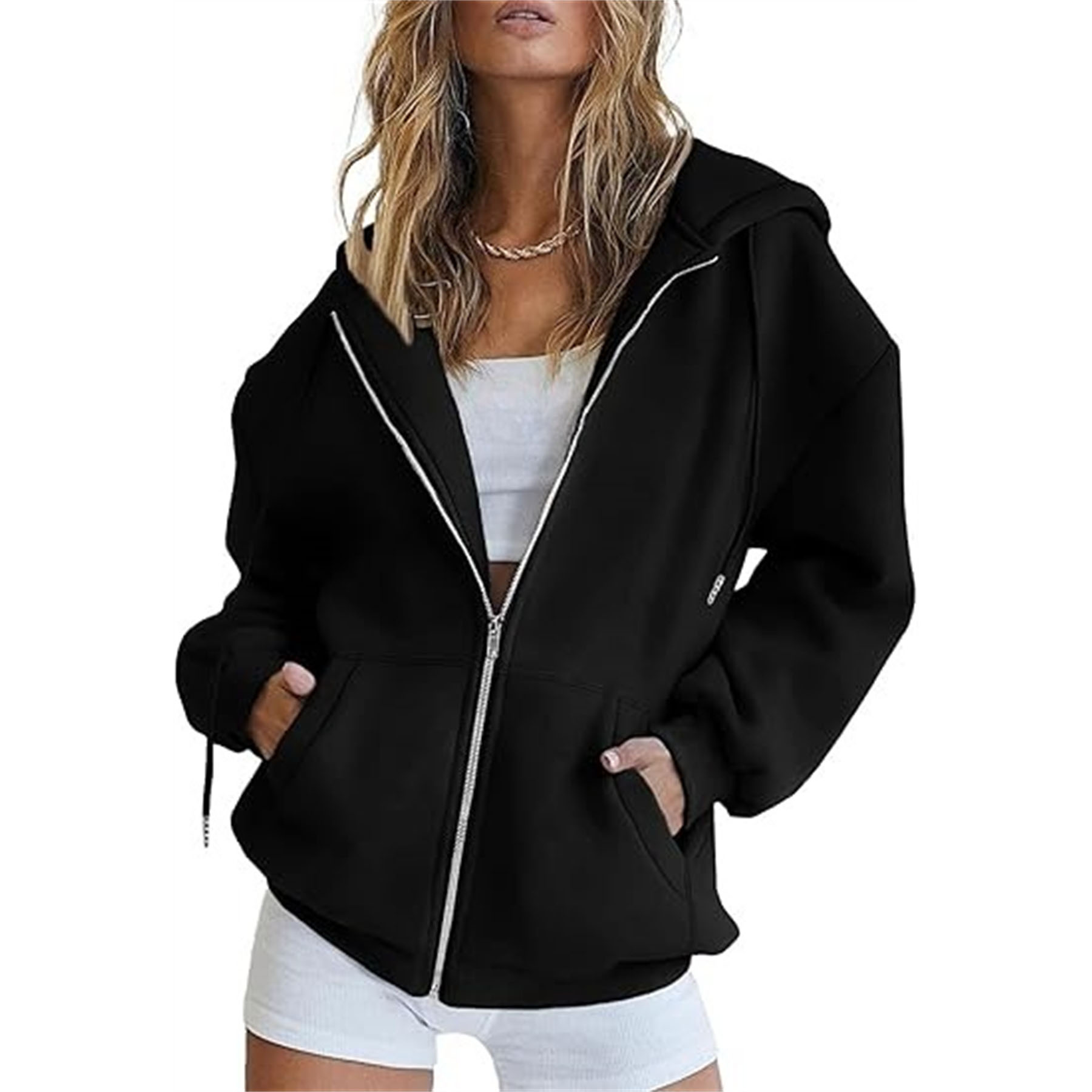 Women's Hoodies Casual Long Sleeve Track Jacket 13