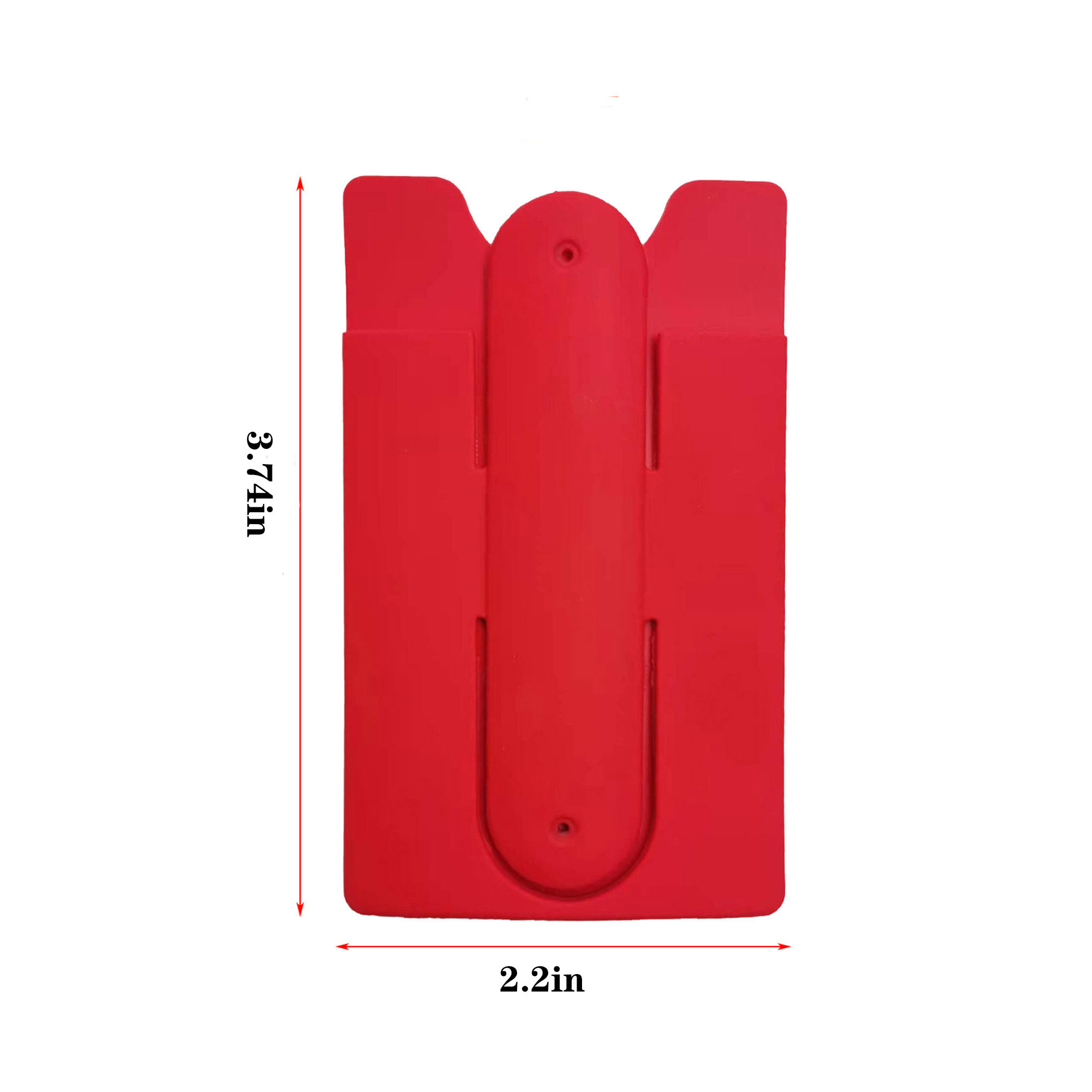 Silicone Phone Back Card Holder Stand 4