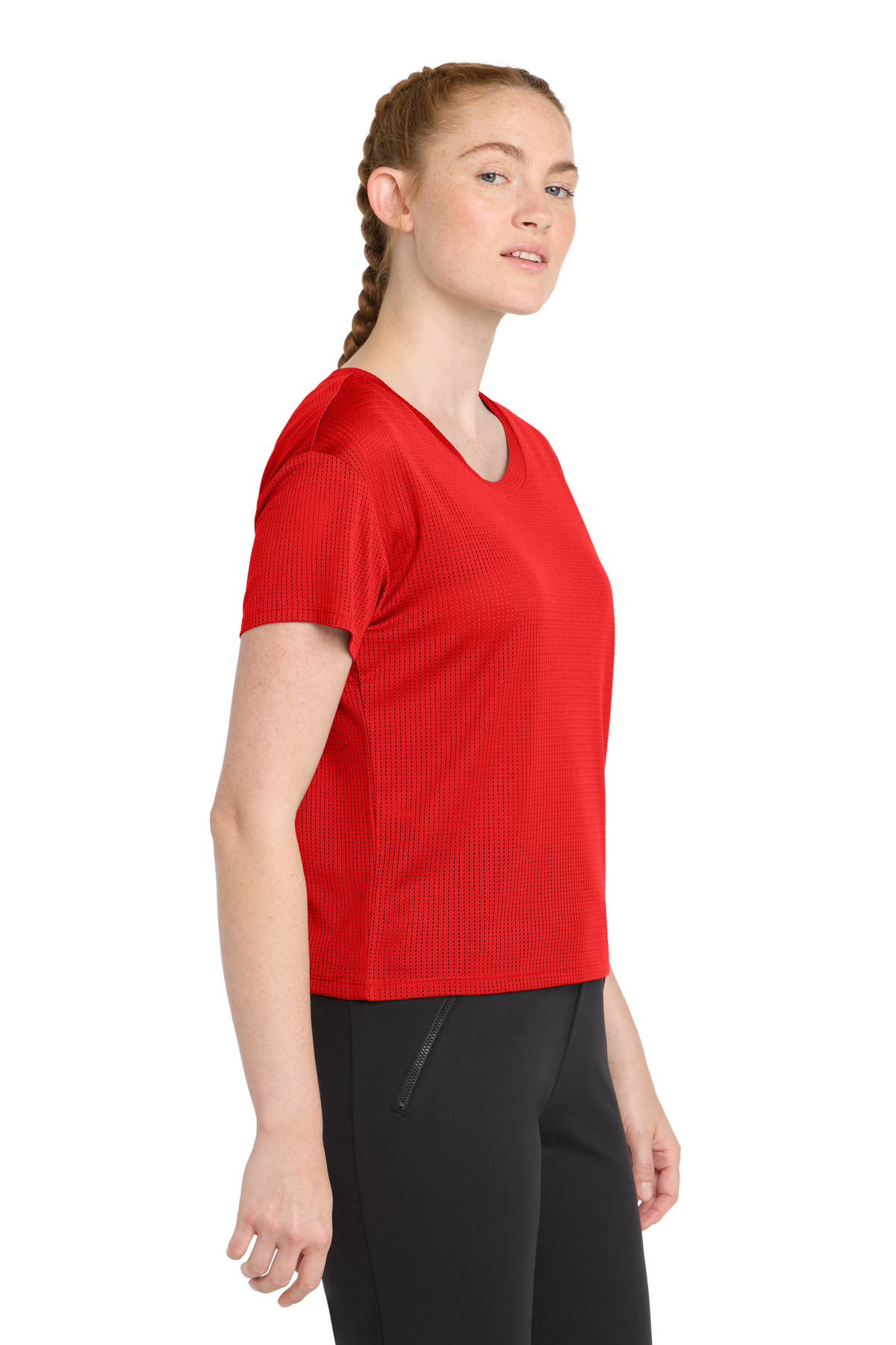 Sport-Tek Women's PosiCharge Draft Crop Tee. LST411 19