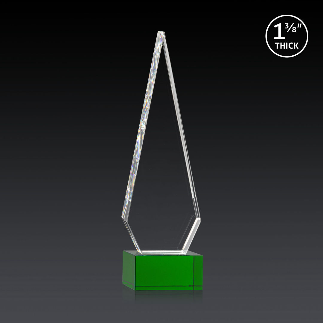 Springfield 3D Award on Hancock Base - Green 9