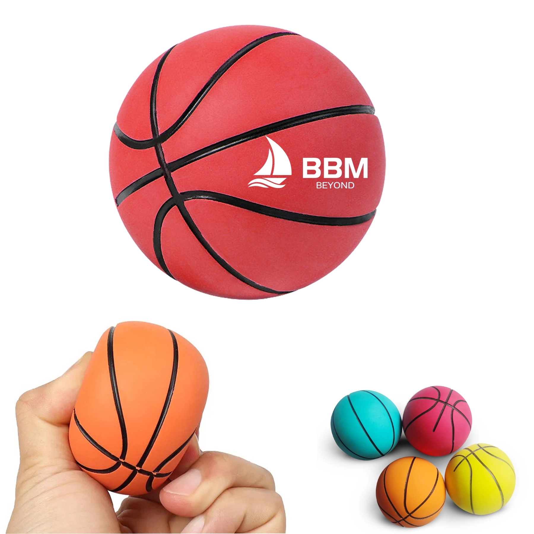 Mini Rubber Hollow Elastic Ball 2