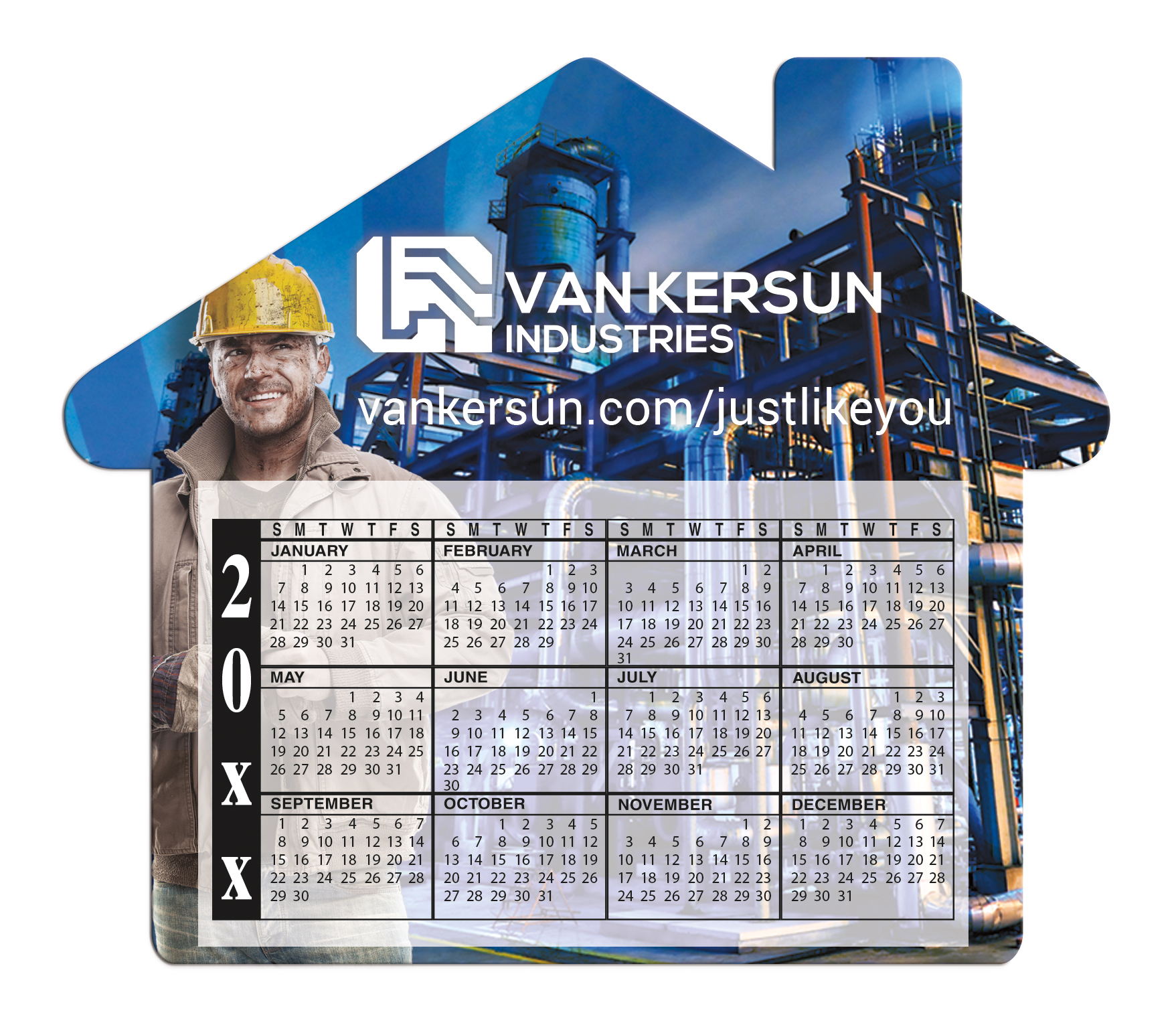 Good Value™ 20 Mil Calendar Magnet 2