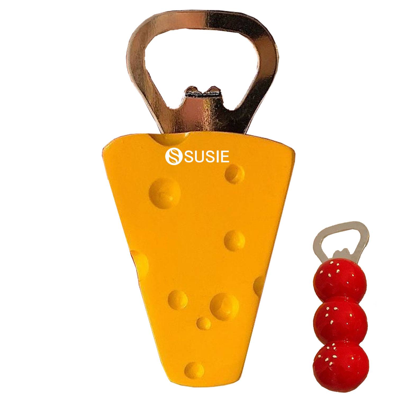 Magnetic Beer Opener Kawaii Candied Haws Cheese Fridge Decor 8