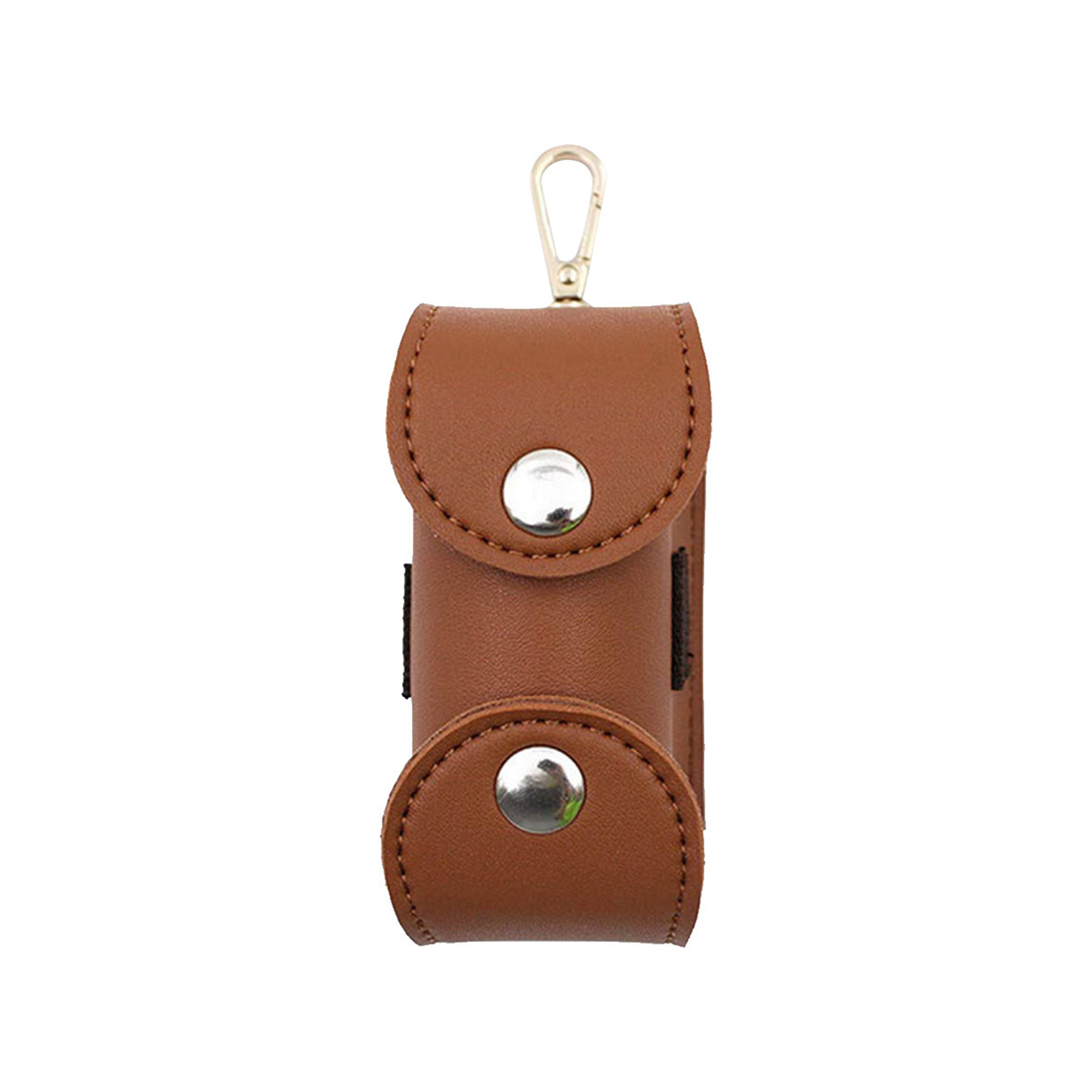 PU Leather Belt Pouch For Golf Ball Carry 3.6" x 1.7" 5