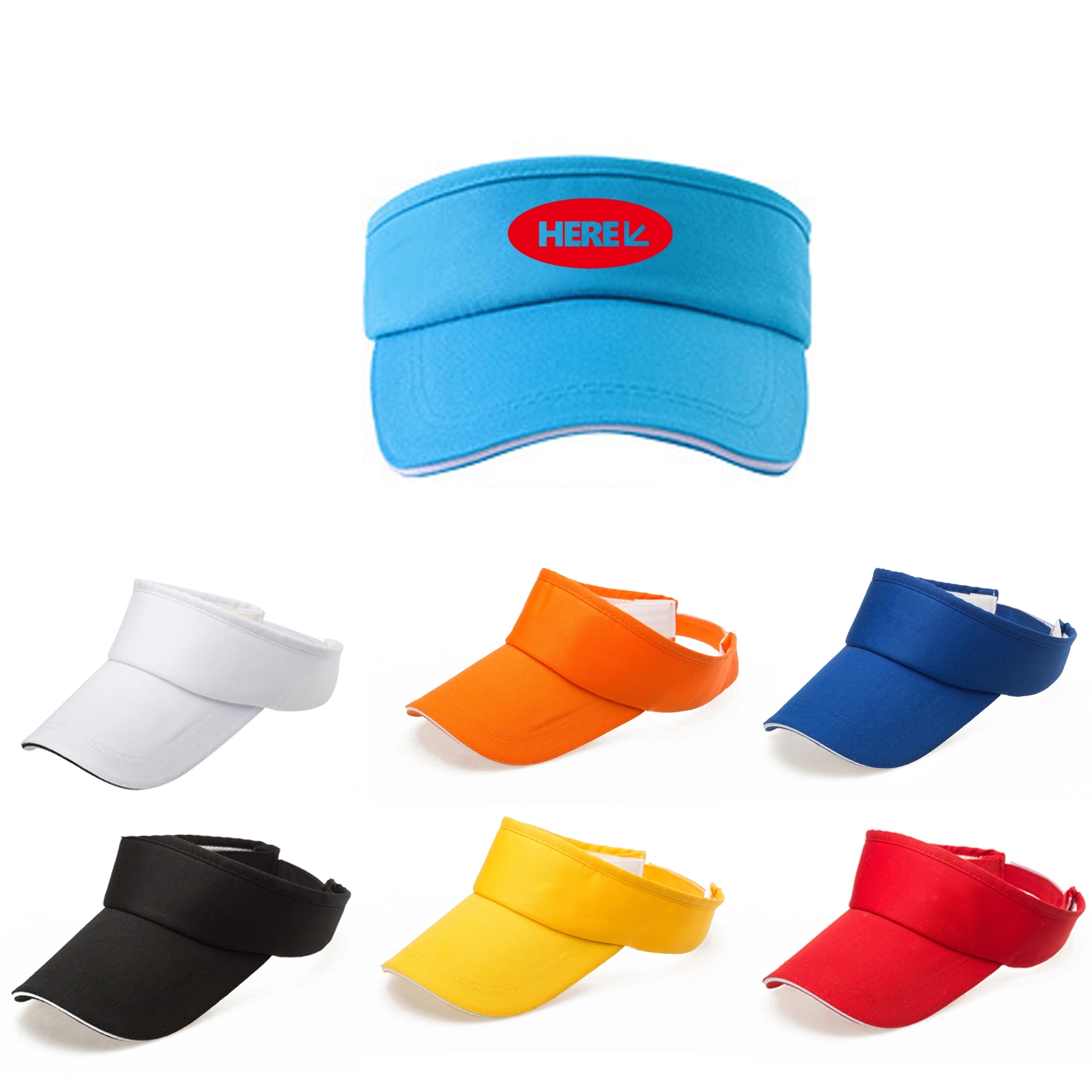 Adjustable Sport Empty Top Sun Visor Hat