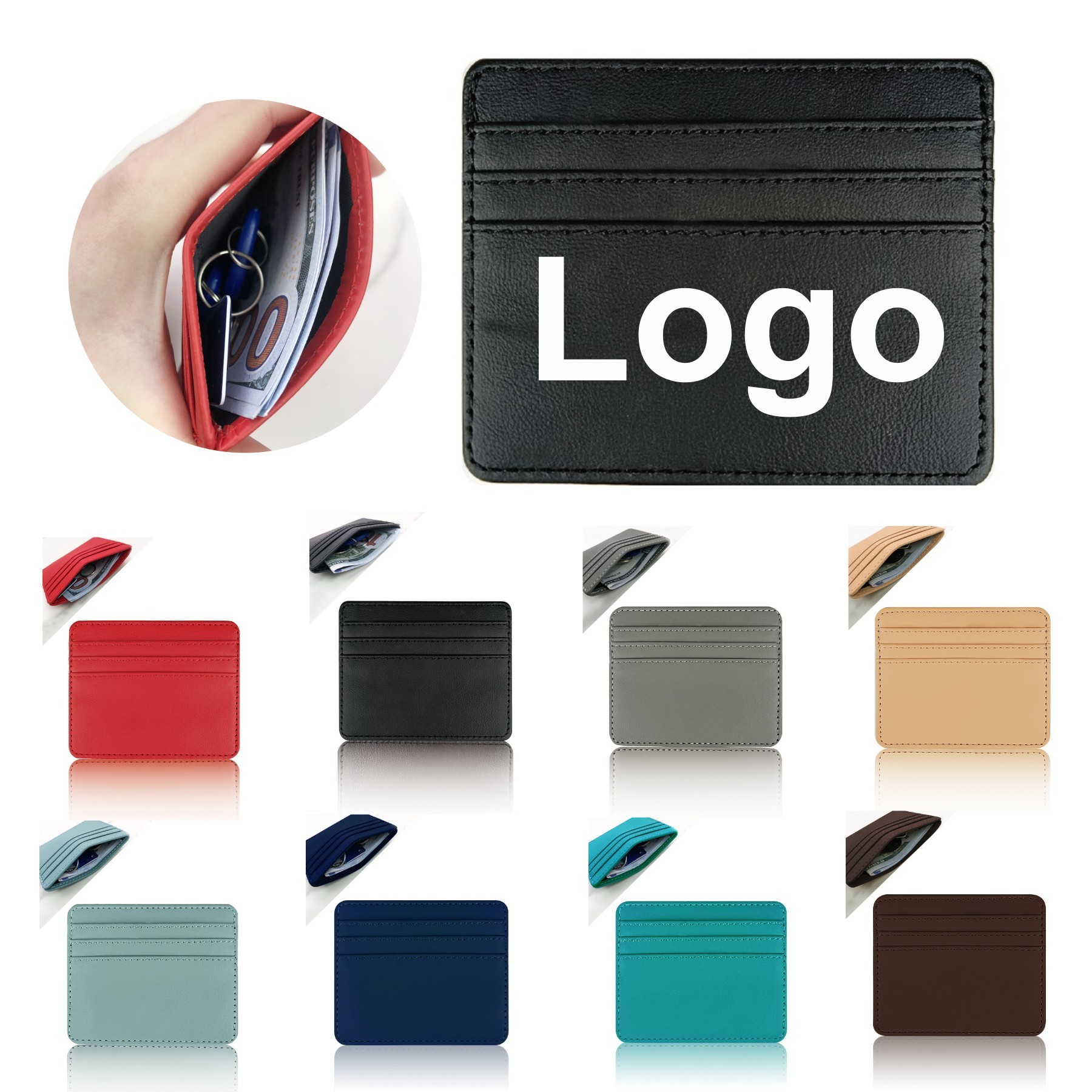 PU Leather Card Holder