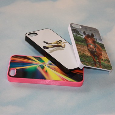 White Frame Iphone 5 Case with White Sublimatable Aluminum Plate for Full Color Sublimation 1
