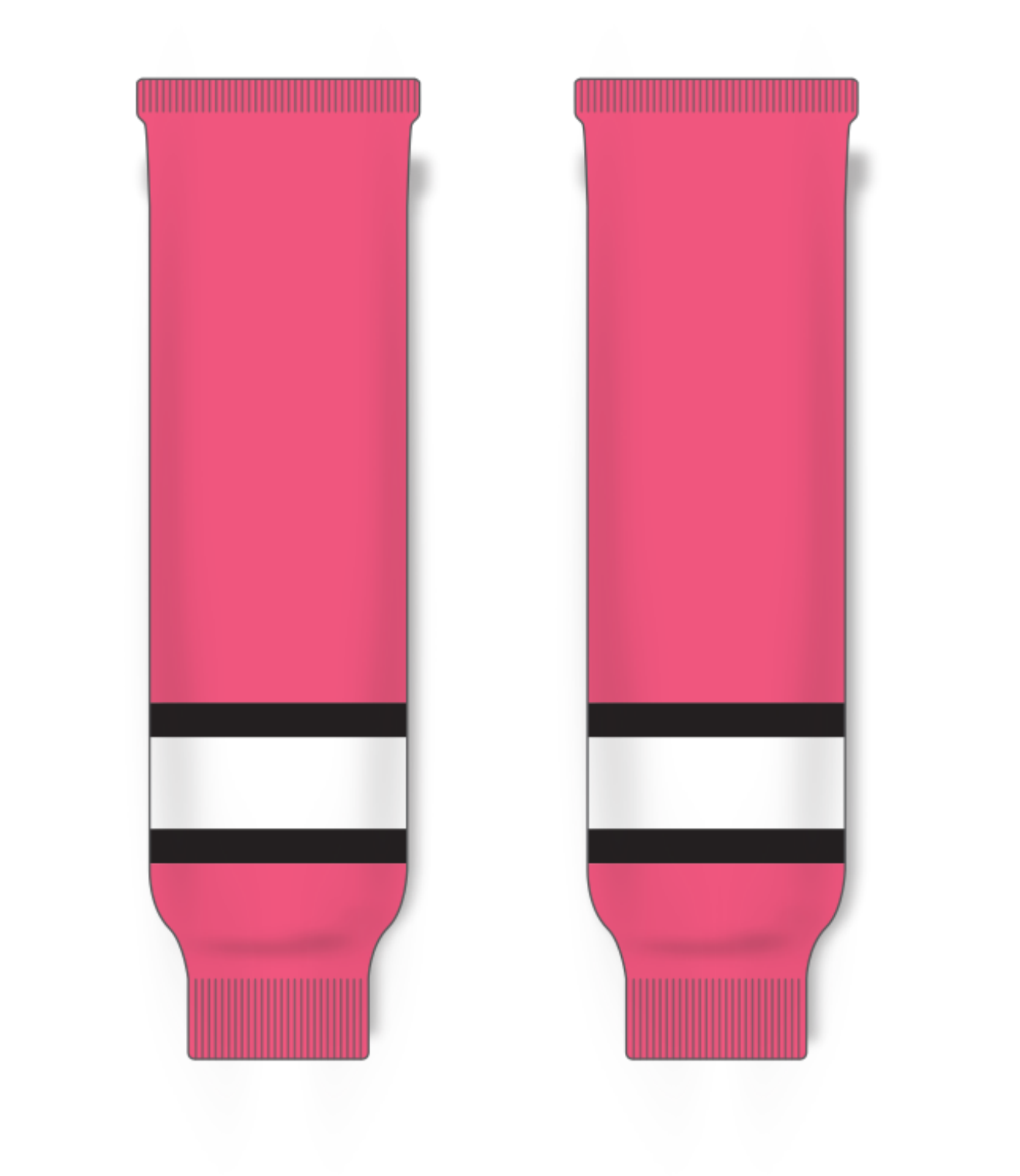 Knitted Striped Hockey Socks HS630-G11 15