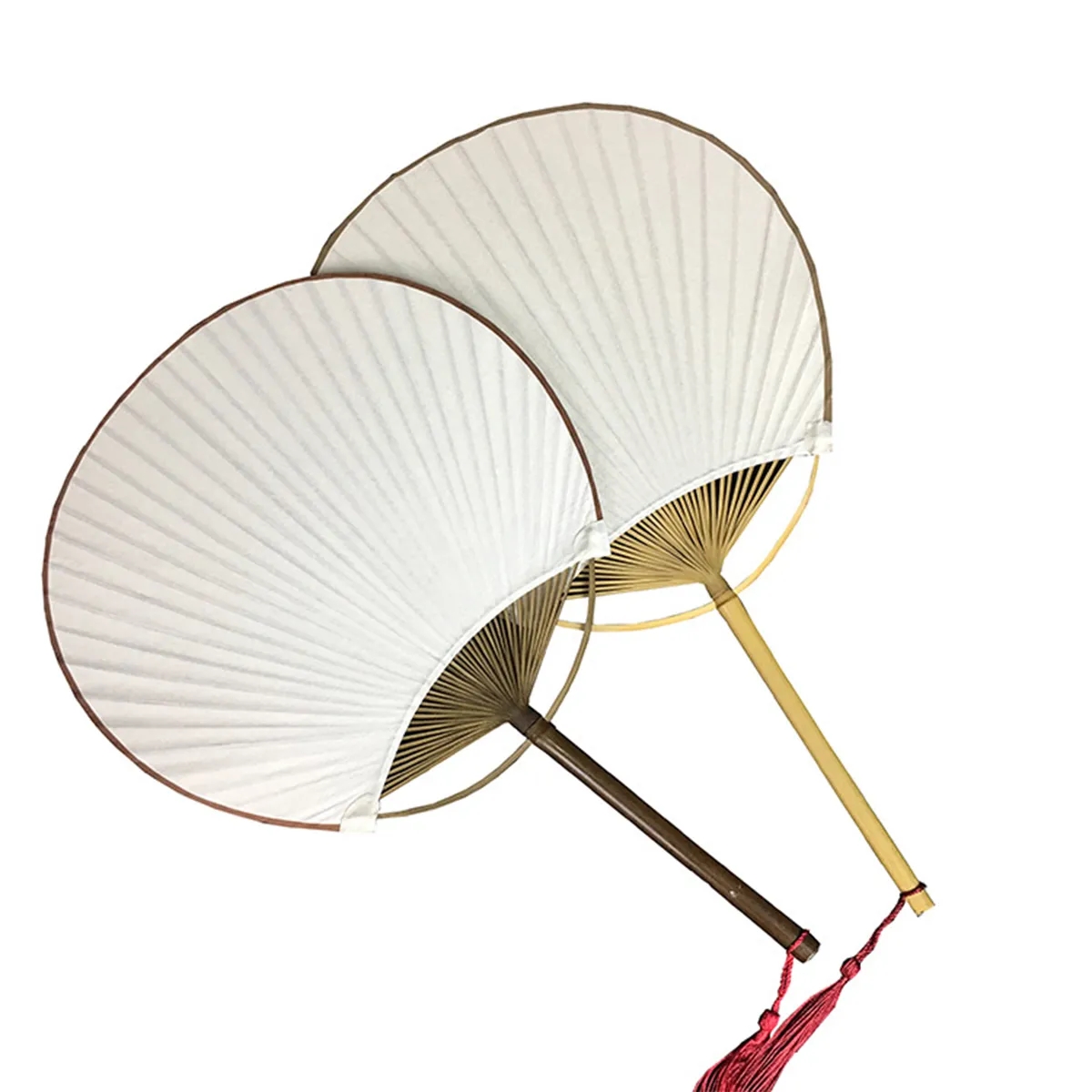 Long Handle Bamboo Fan 2