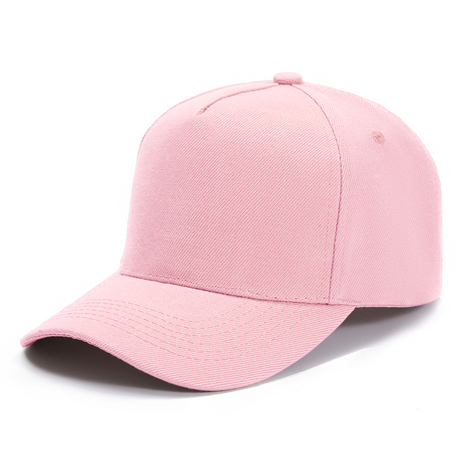 Stock Solid Color Polyester 5-Panel Cap 11