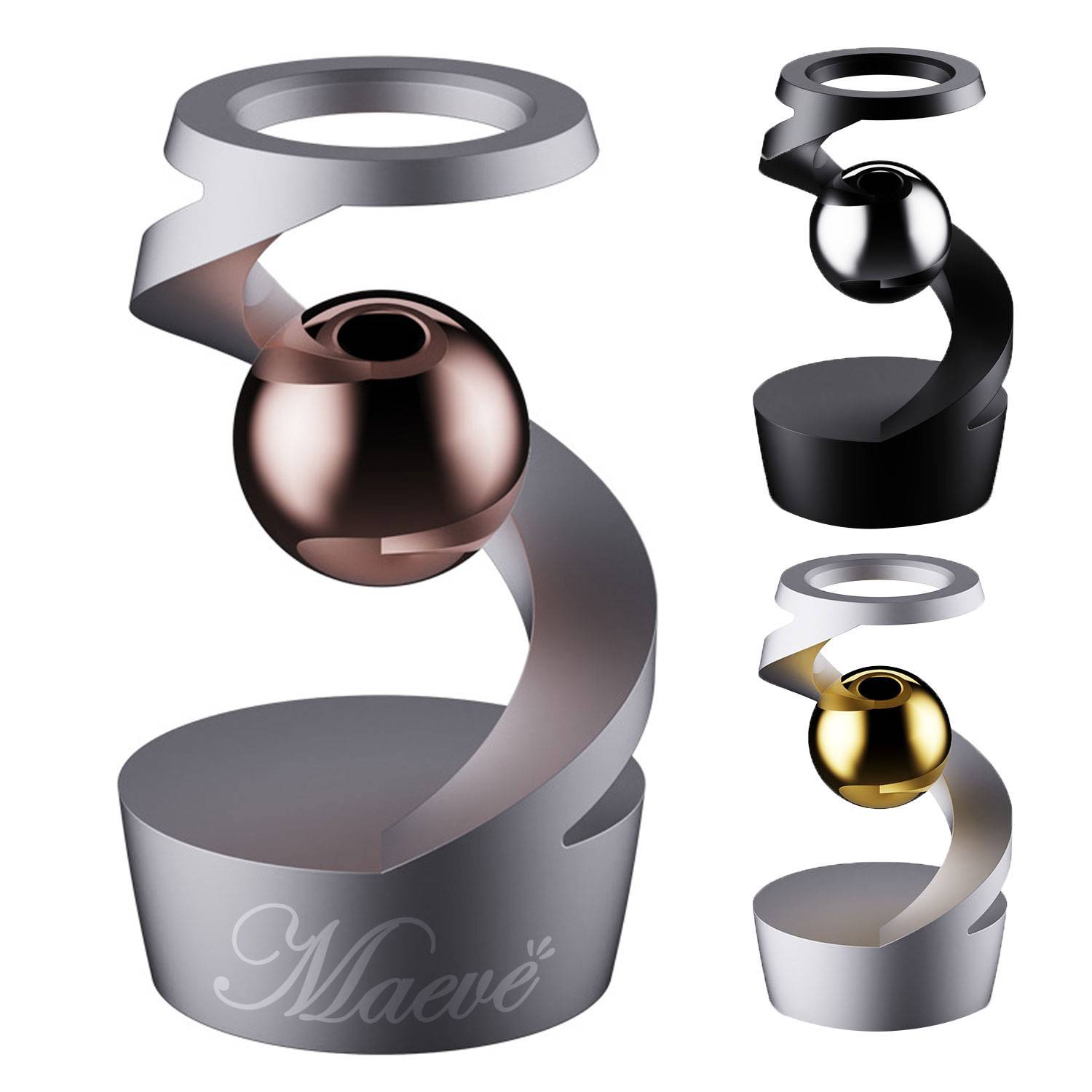 Suspended Gyroscope Ornament - Gravity Defying Desk Toy 7