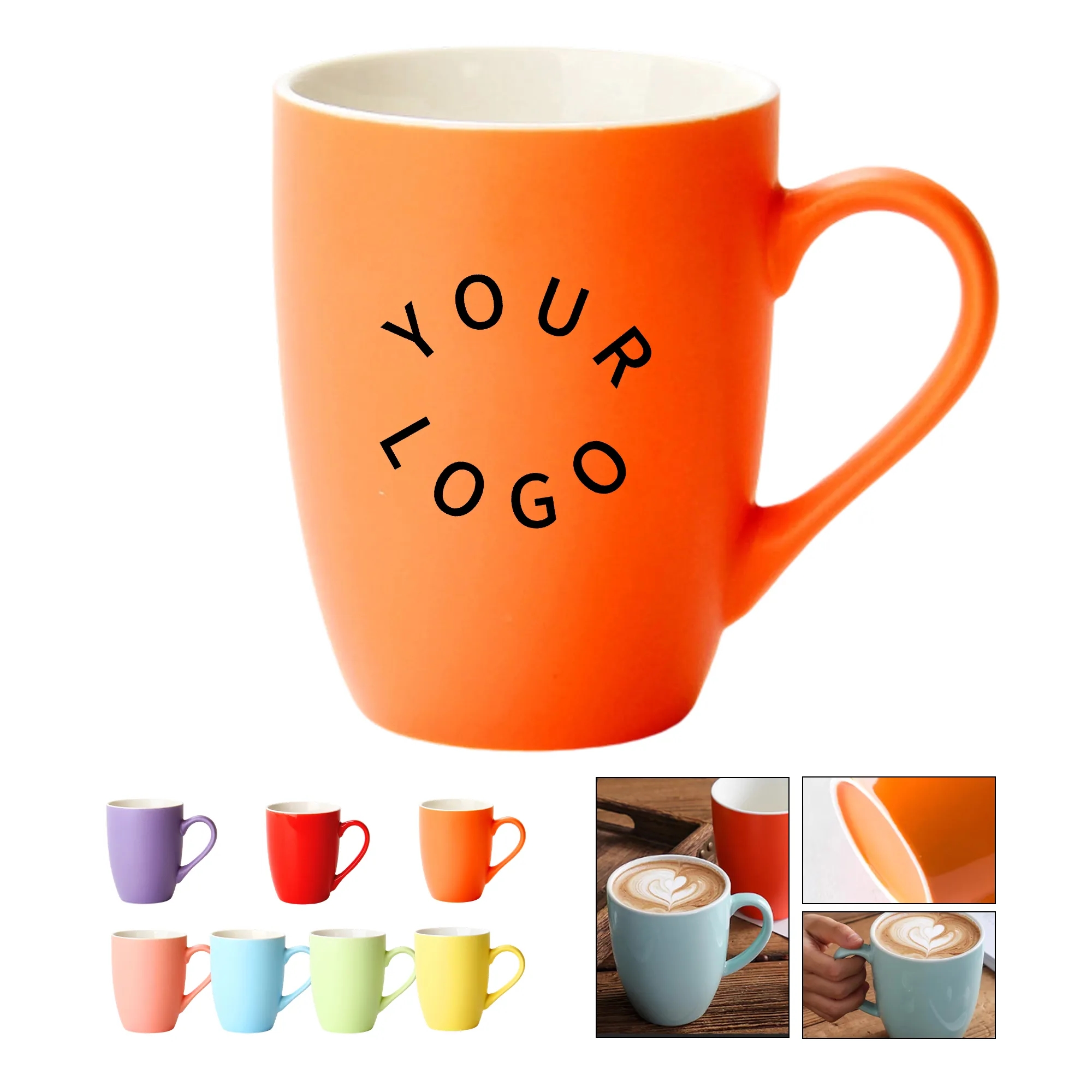 14oz Durable Ceramic Coffee Mug 3