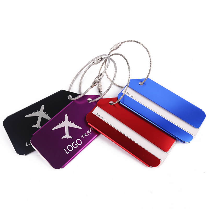 Privacy Luggage Tags Metal ID Bag Tag 4