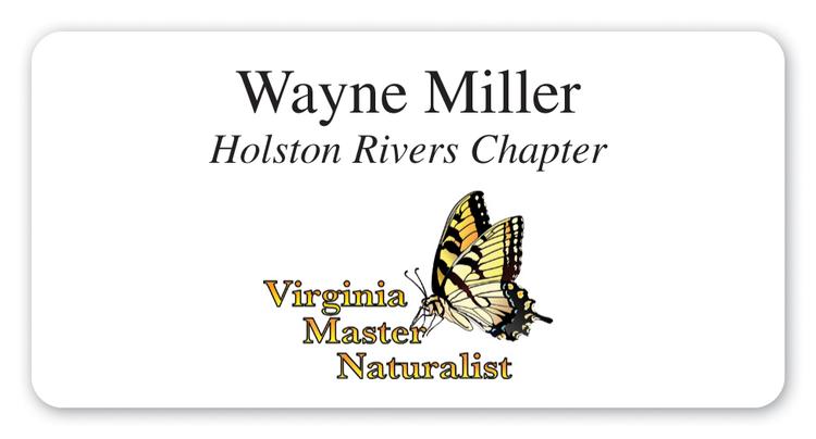Laminated Personalized Name Badge (1.5"x3") Rectangle