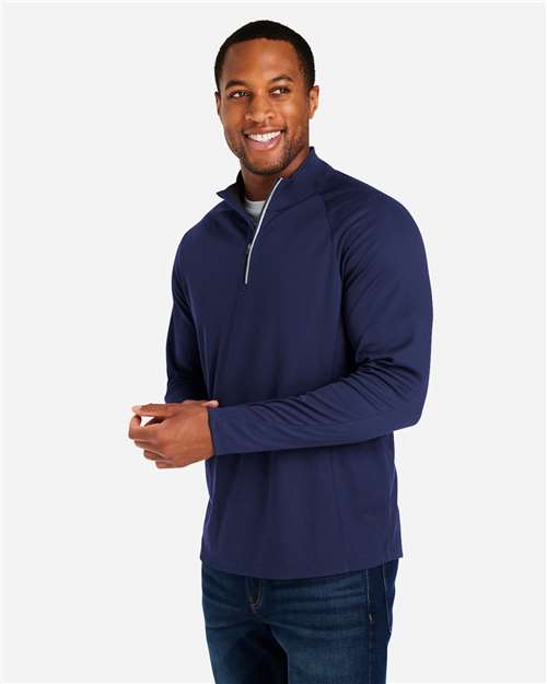 Men's Origin Performance Pique Quarter-Zip Pullover - CE418 12