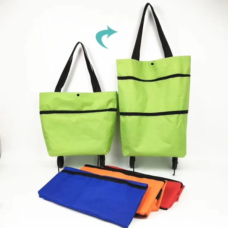 Supermarket Shopping Bag with Wheels 1