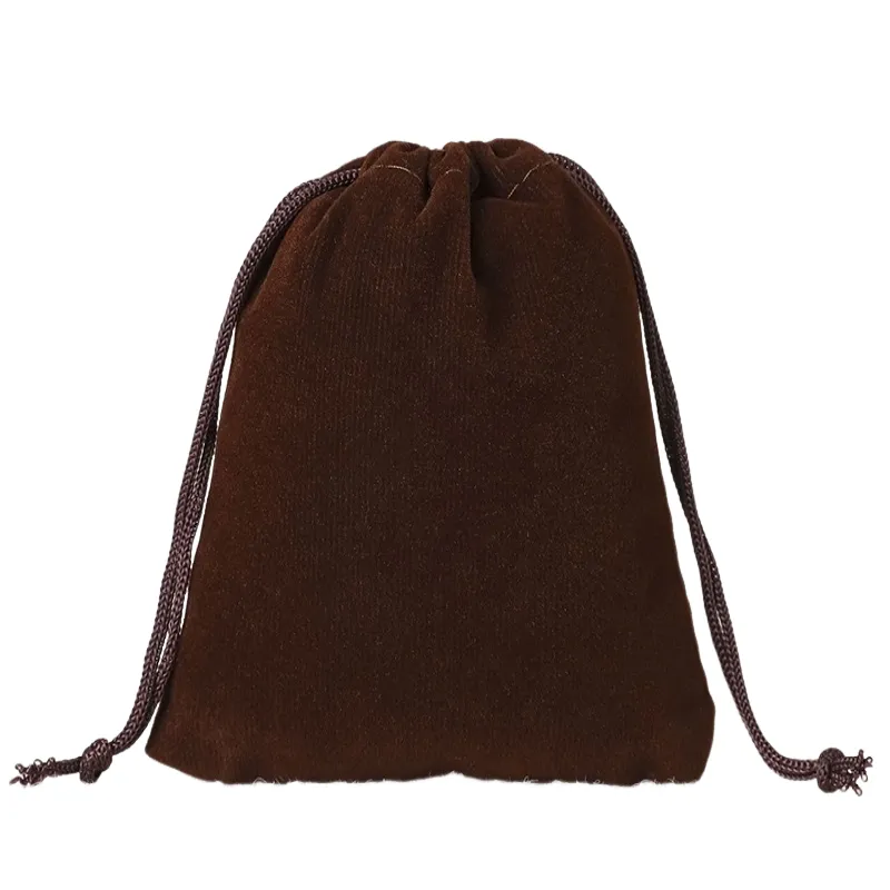 Flannelette Jewelry Drawstring Bag 12