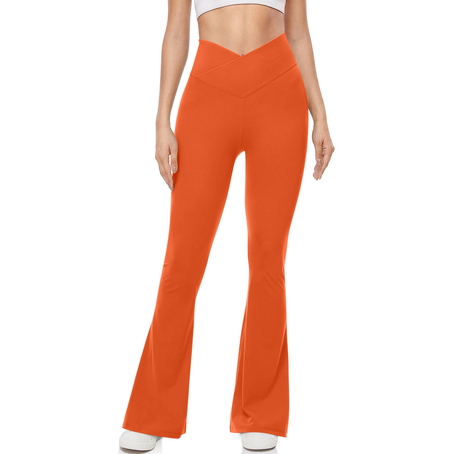 High Waisted Flare Leggings Yoga Pants 27