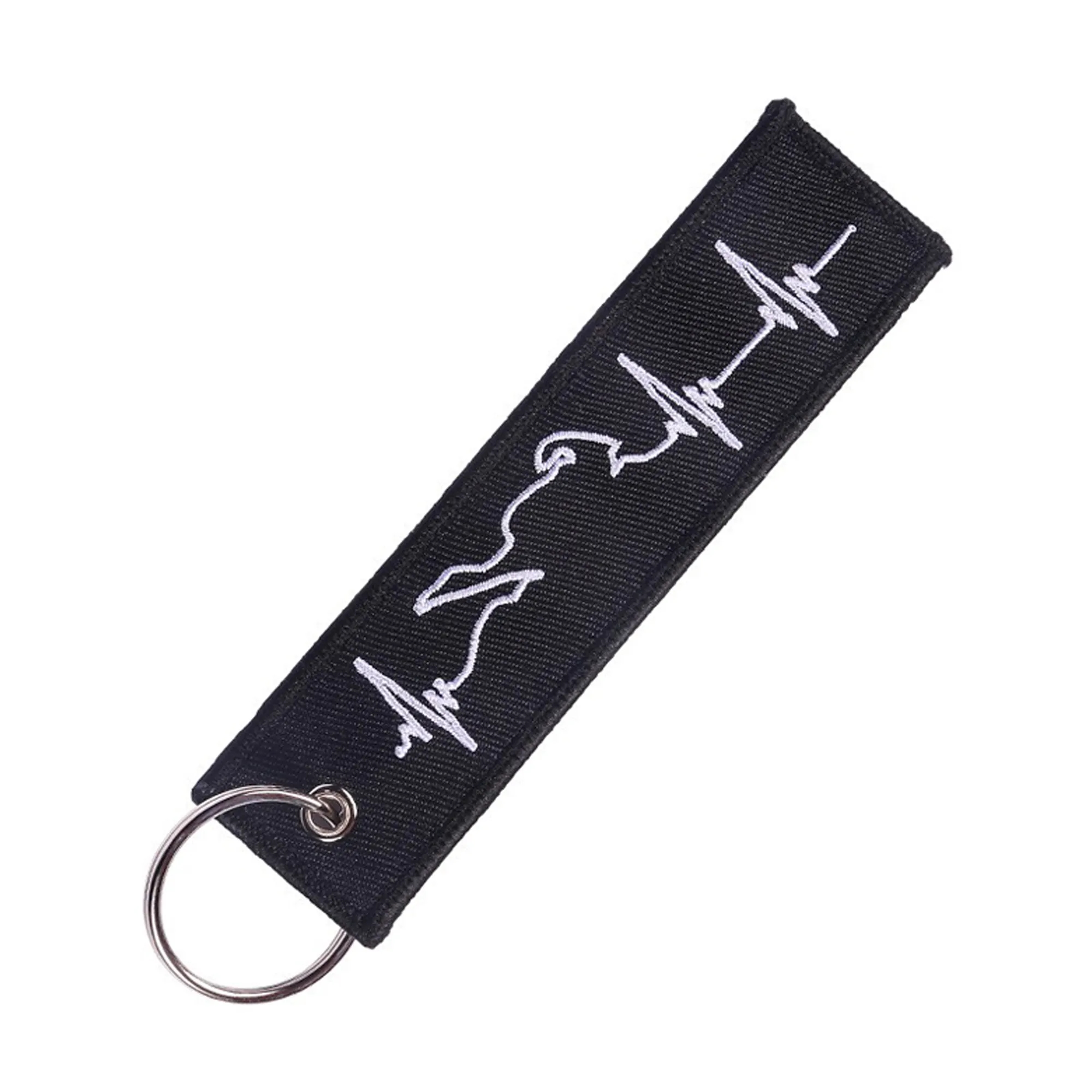 Embroidered Motorcycle Ring Keychain MOQ100 1