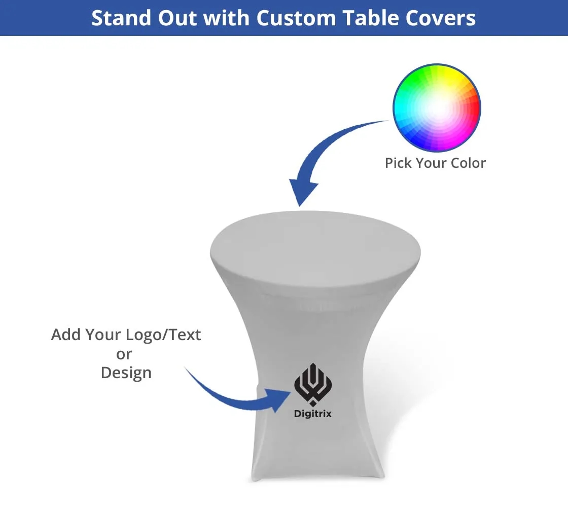 Round Stretch Table Cover (31.5" x 29") 1