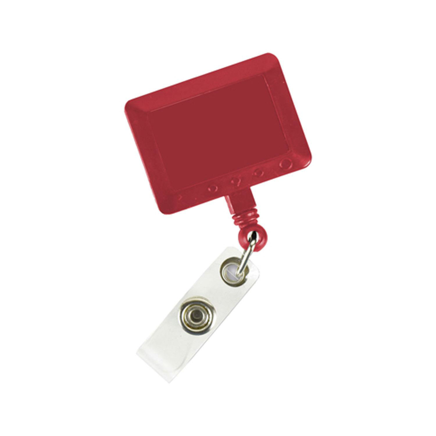 Rectangle Badge Reel w/ Belt Clip 2