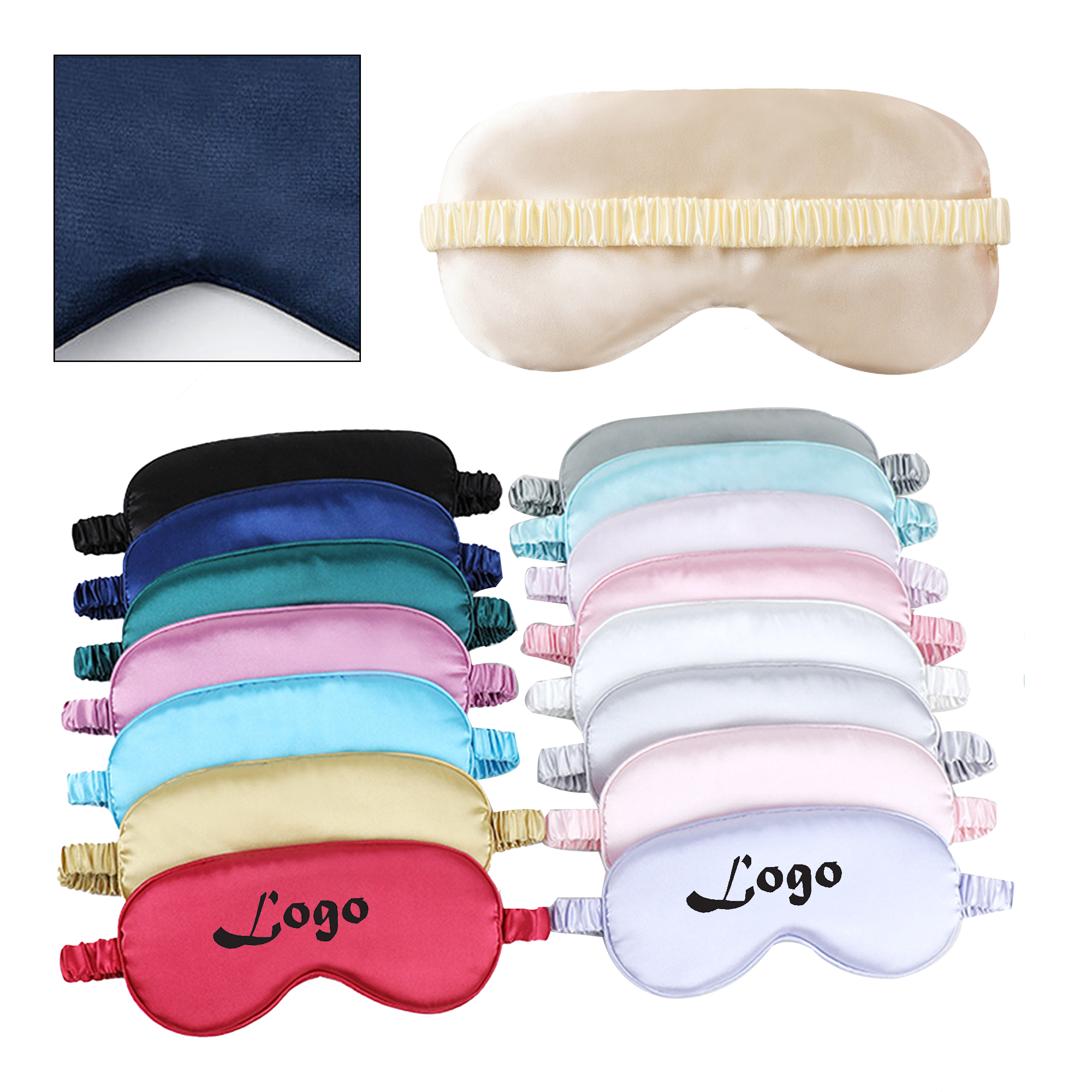 Double-Sided Synthetic Silk Sleep Mask 1