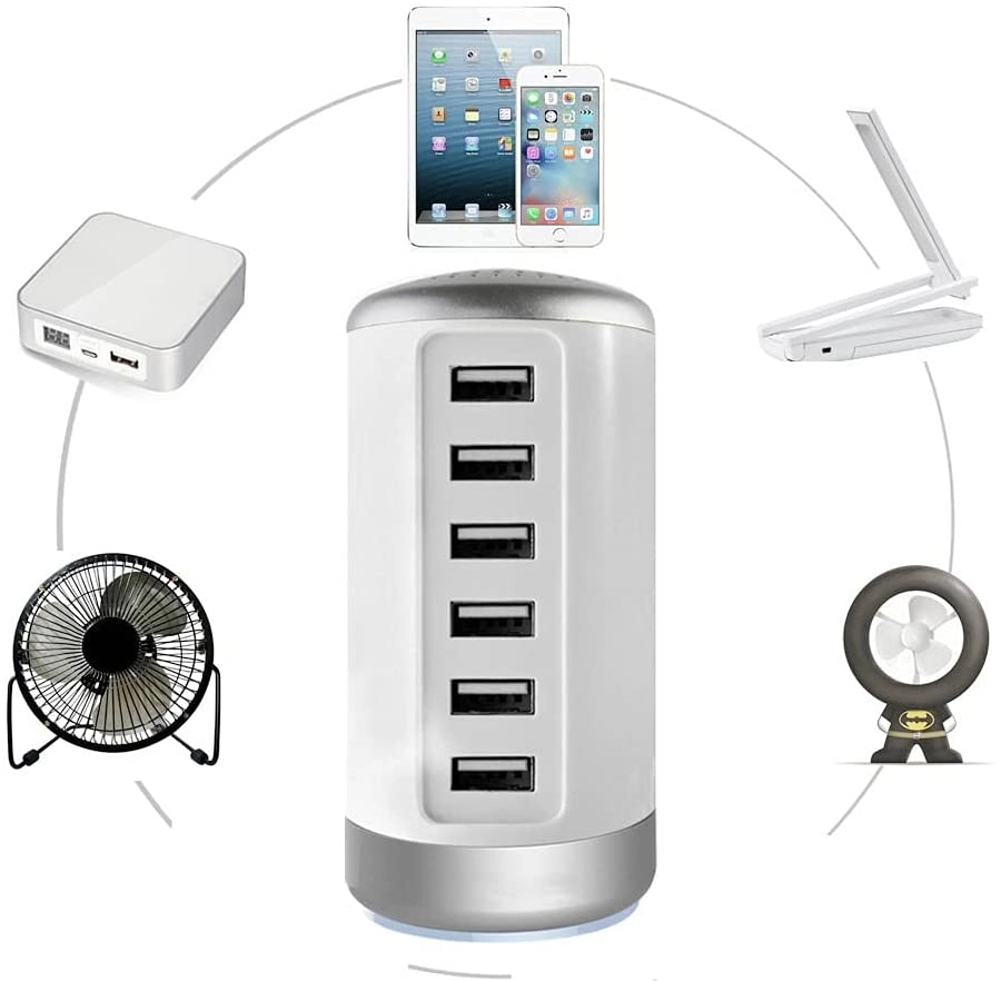 Universal USB Charger Station 6-Port 6