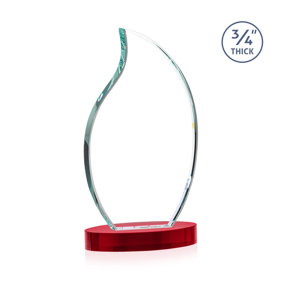 Croydon VividPrint™ Award on Alberton Base - Red 2