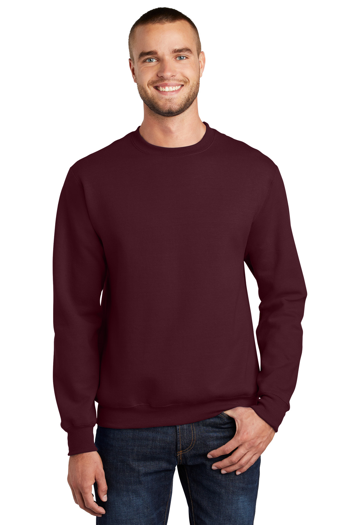 Port & Company® Essential Fleece Crewneck Sweatshirt, custom hoodie or sweatshirt with logo imprint 97