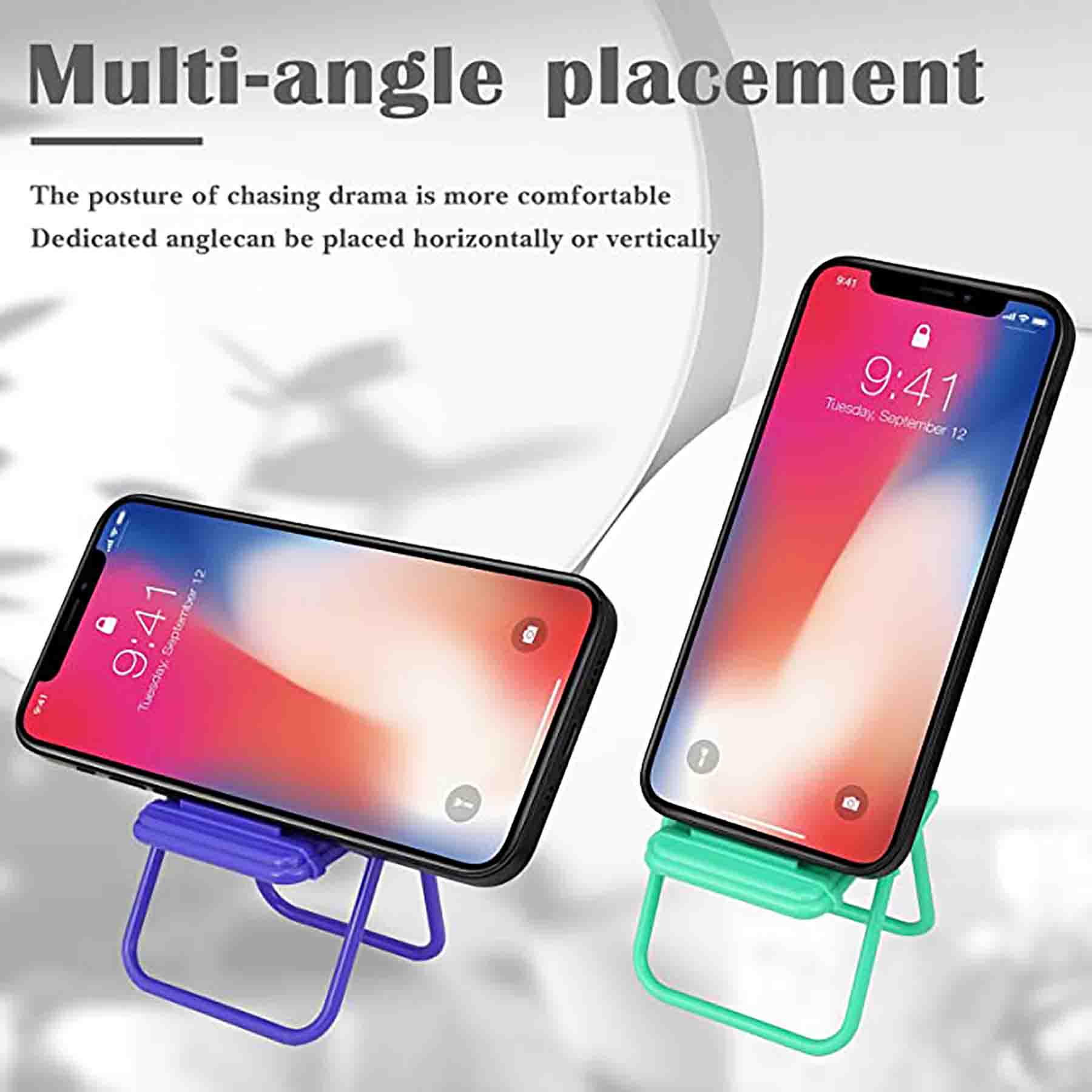 Mini Foldable Chair Phone Holder 3