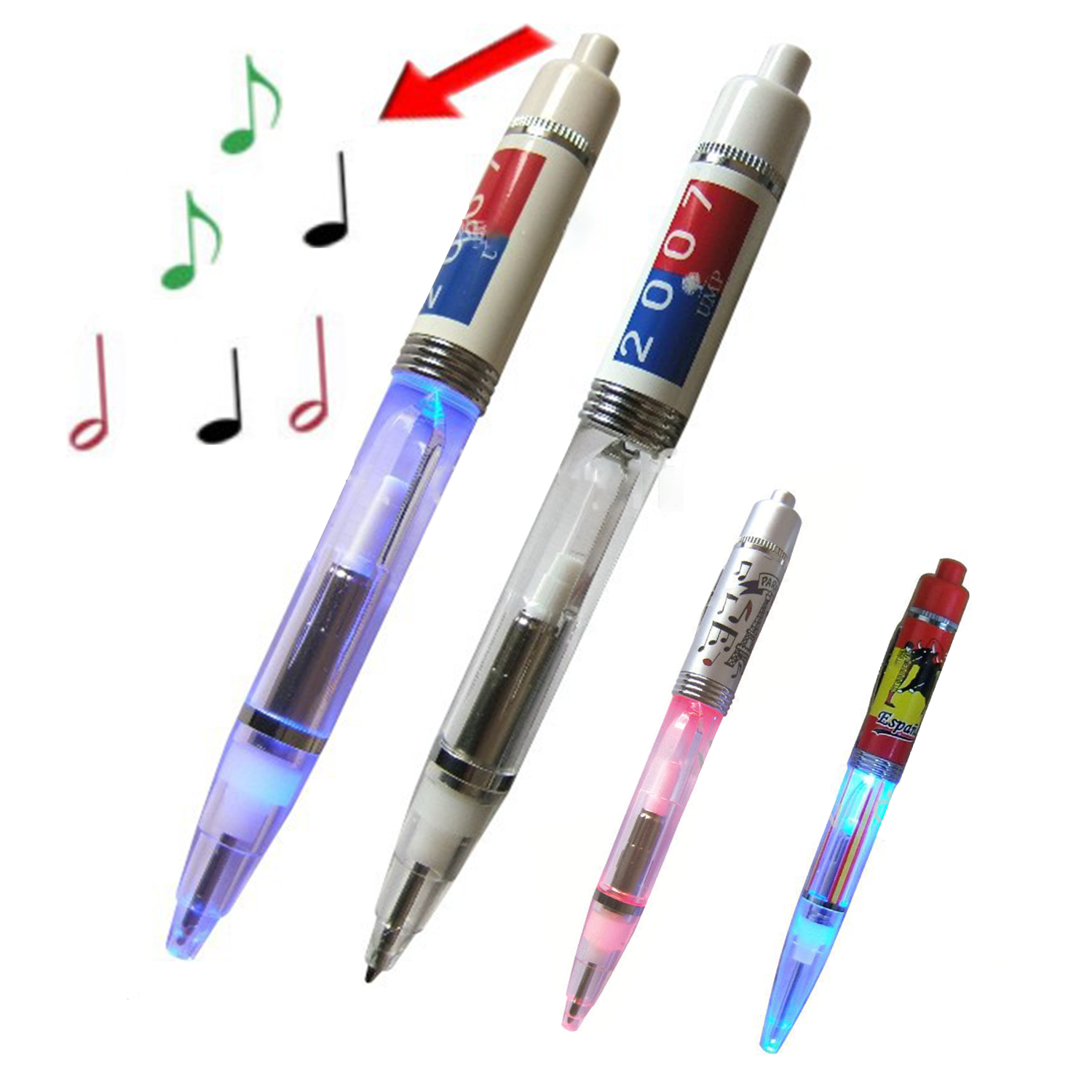 LED Music Ballpen - Stylish Promo Gift 1