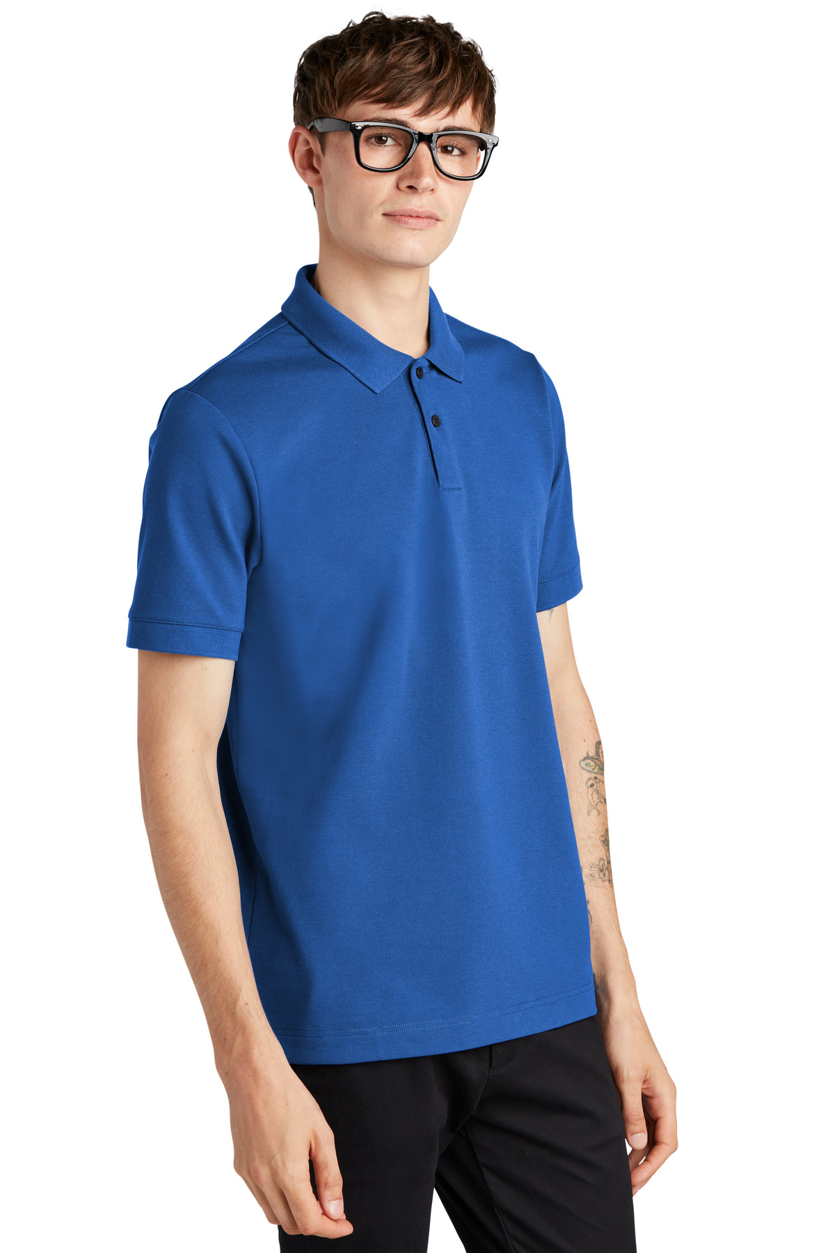 Mercer+Mettle Stretch Heavyweight Pique Polo MM1000 64