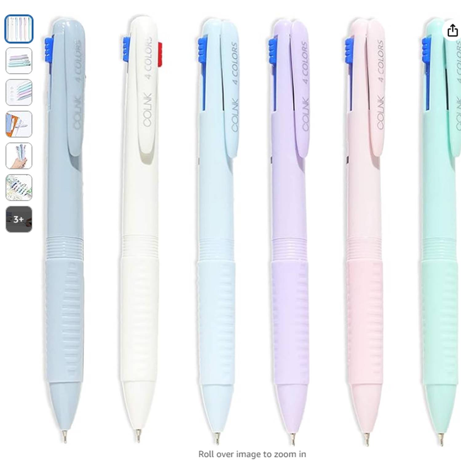 Multicolor Retractable Ballpoint Pen 6