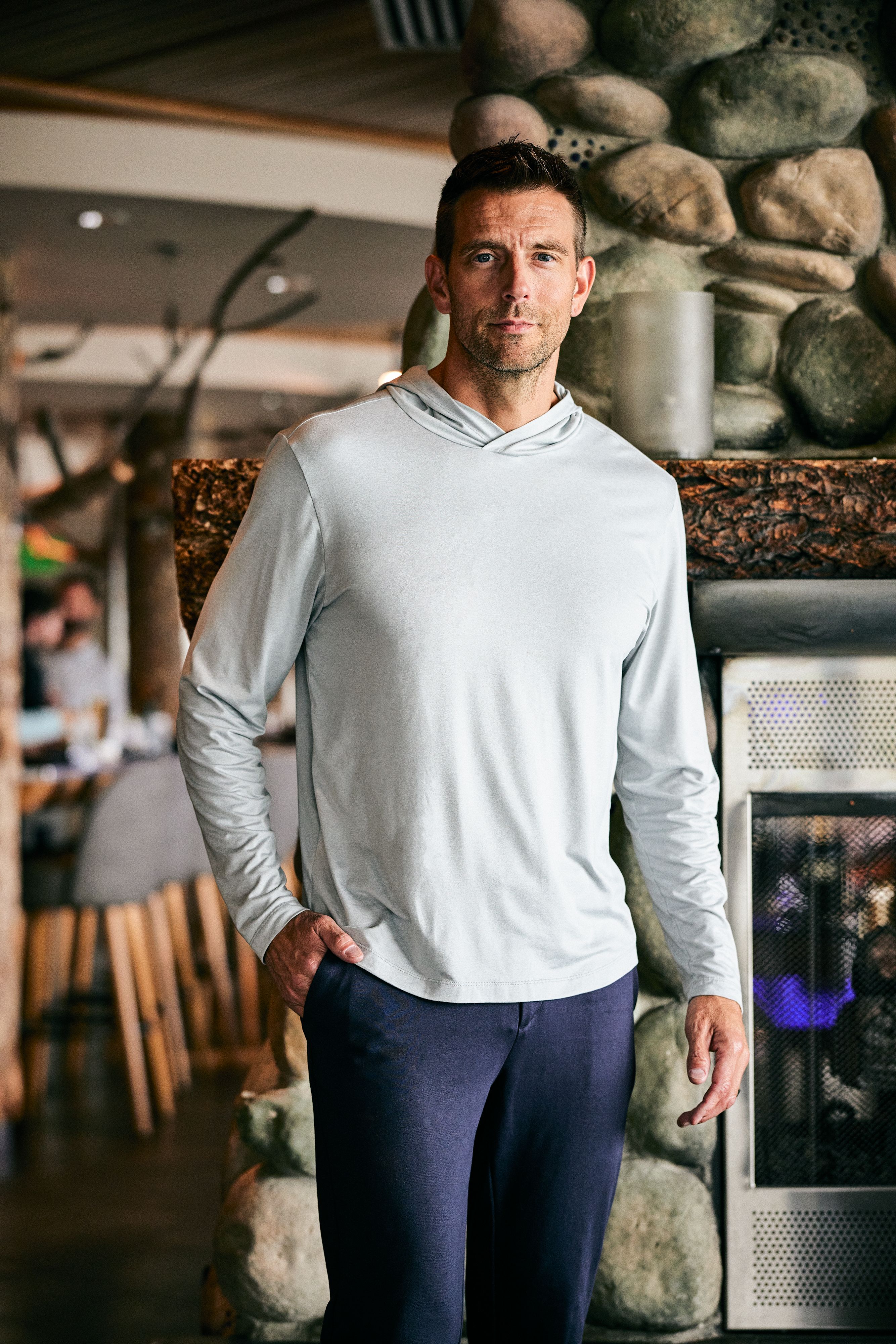 Cutter & Buck Coastline Recycled Double Peached Mens Hooded Pullover 8