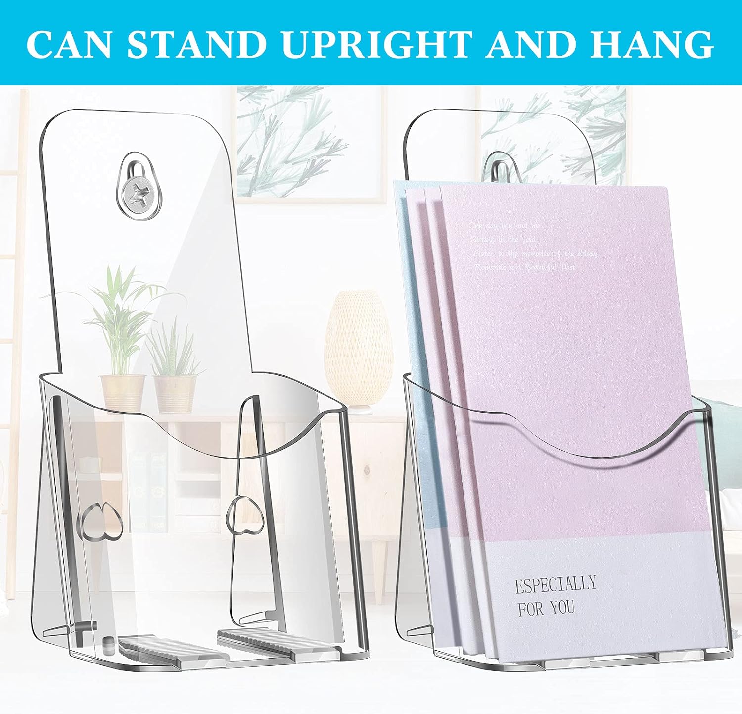 Acrylic Brochure Holder Stand Pamphlet Holder 2