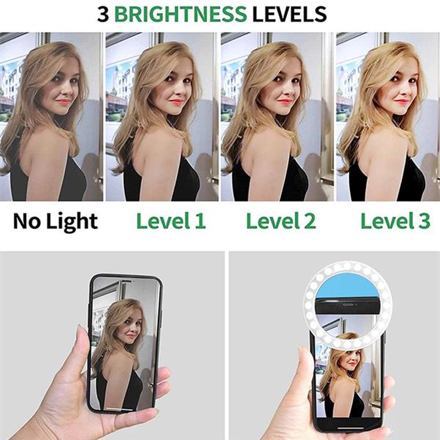 In Stock Online Meeting Adjustable Ring Light 4