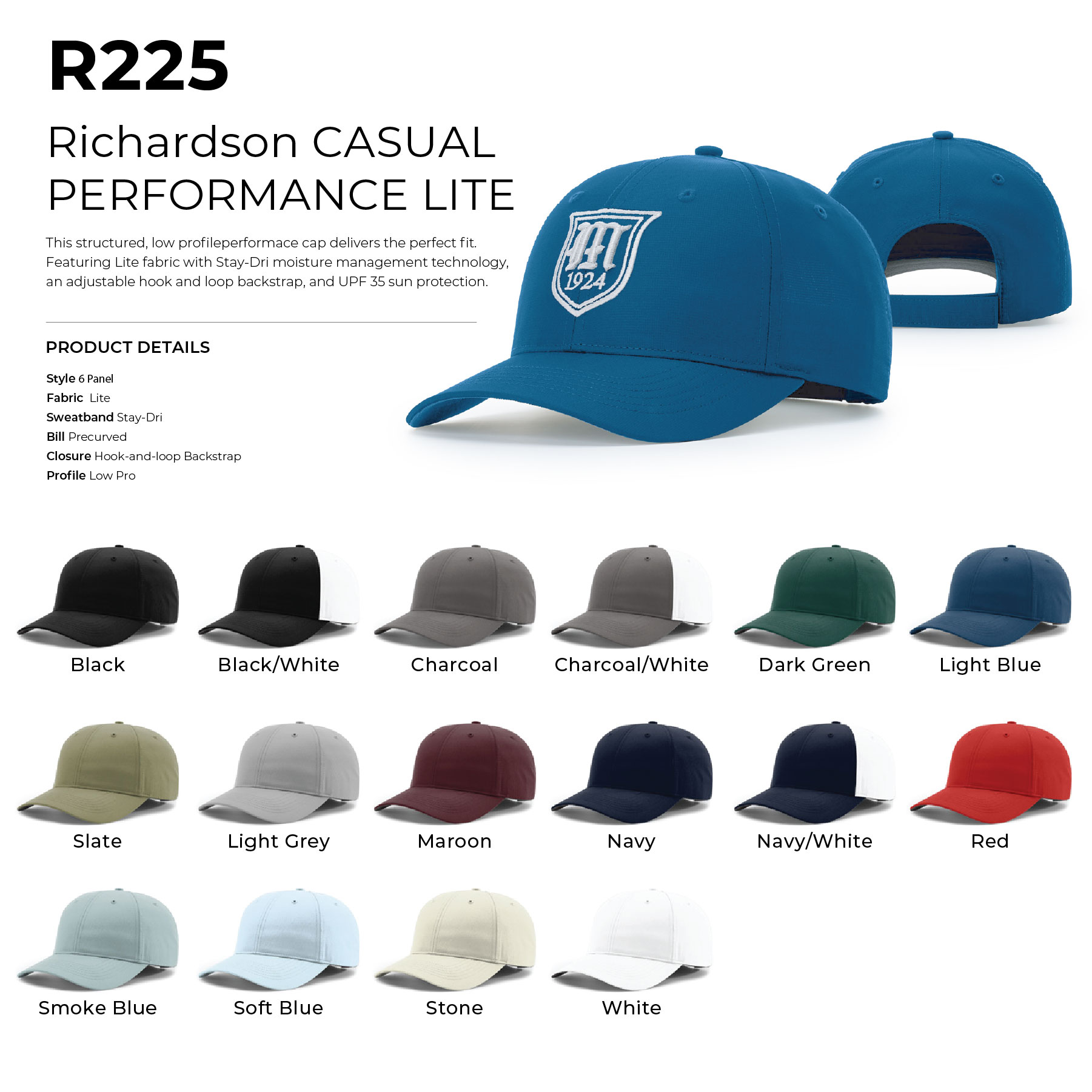Richardson 225 Casual Performance Lite Hat 13