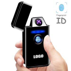 Modern Electric Arc Lighter With Top Fingerprint ID Touch Activation 26