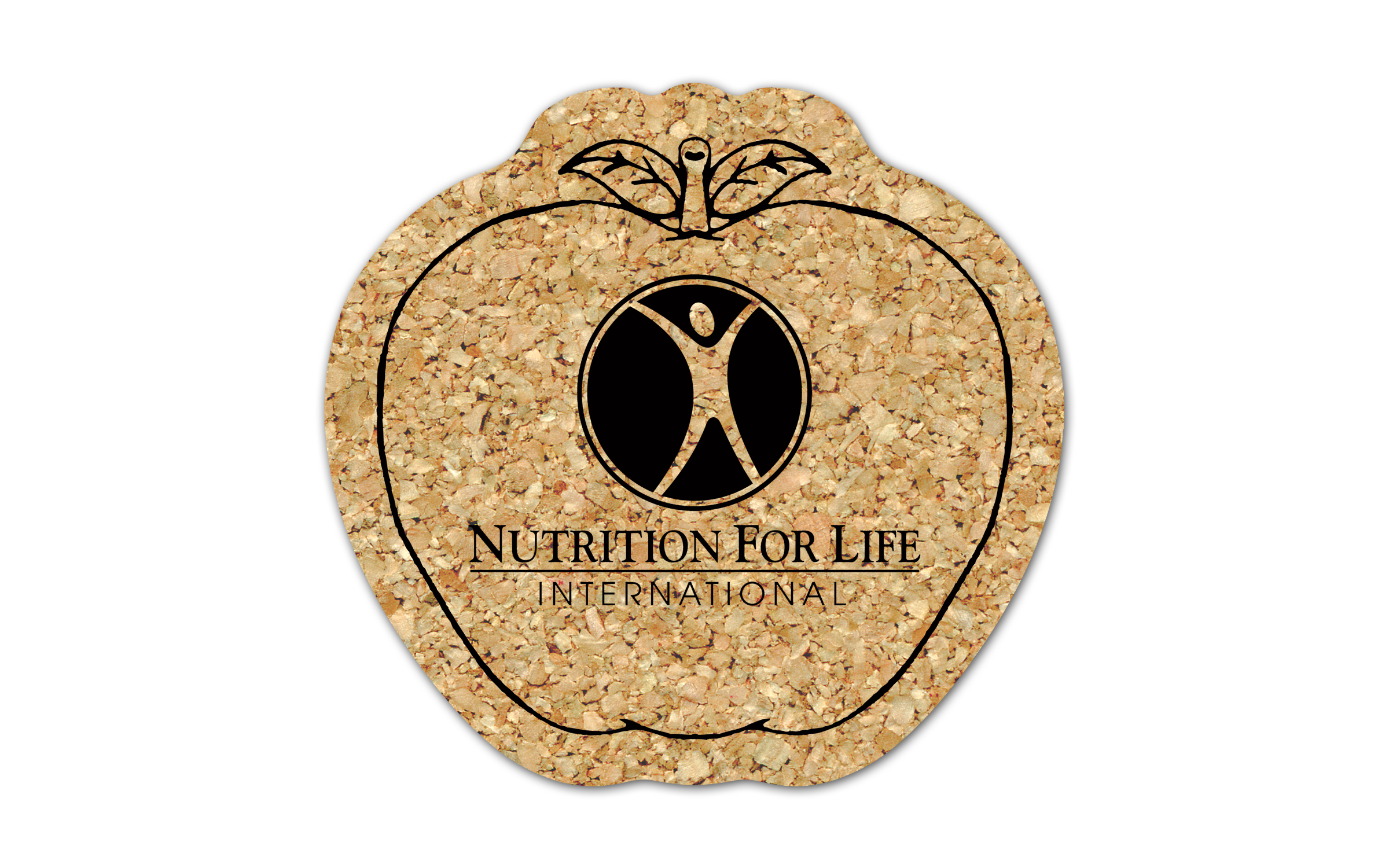 Apple Cork Coaster 5AP 4