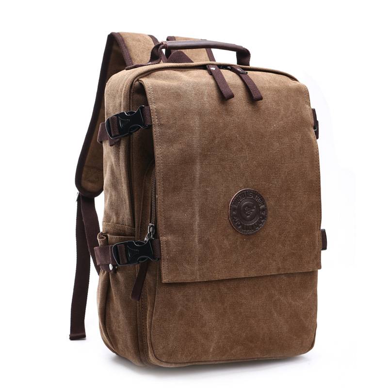 Vintage Canvas Backpack for Men Women 4