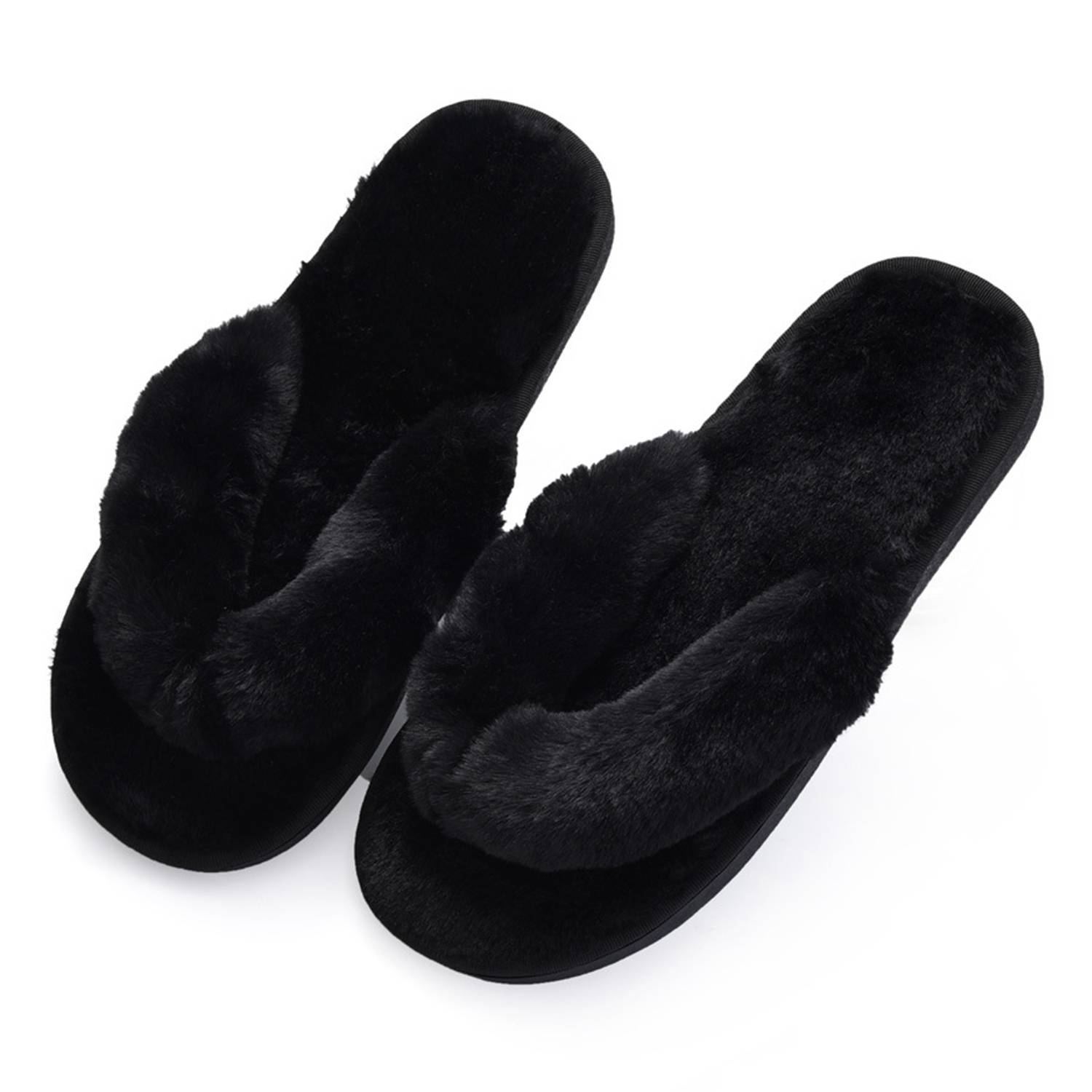 Unisex Plush Non-Slip Breathable Flip Flops 10