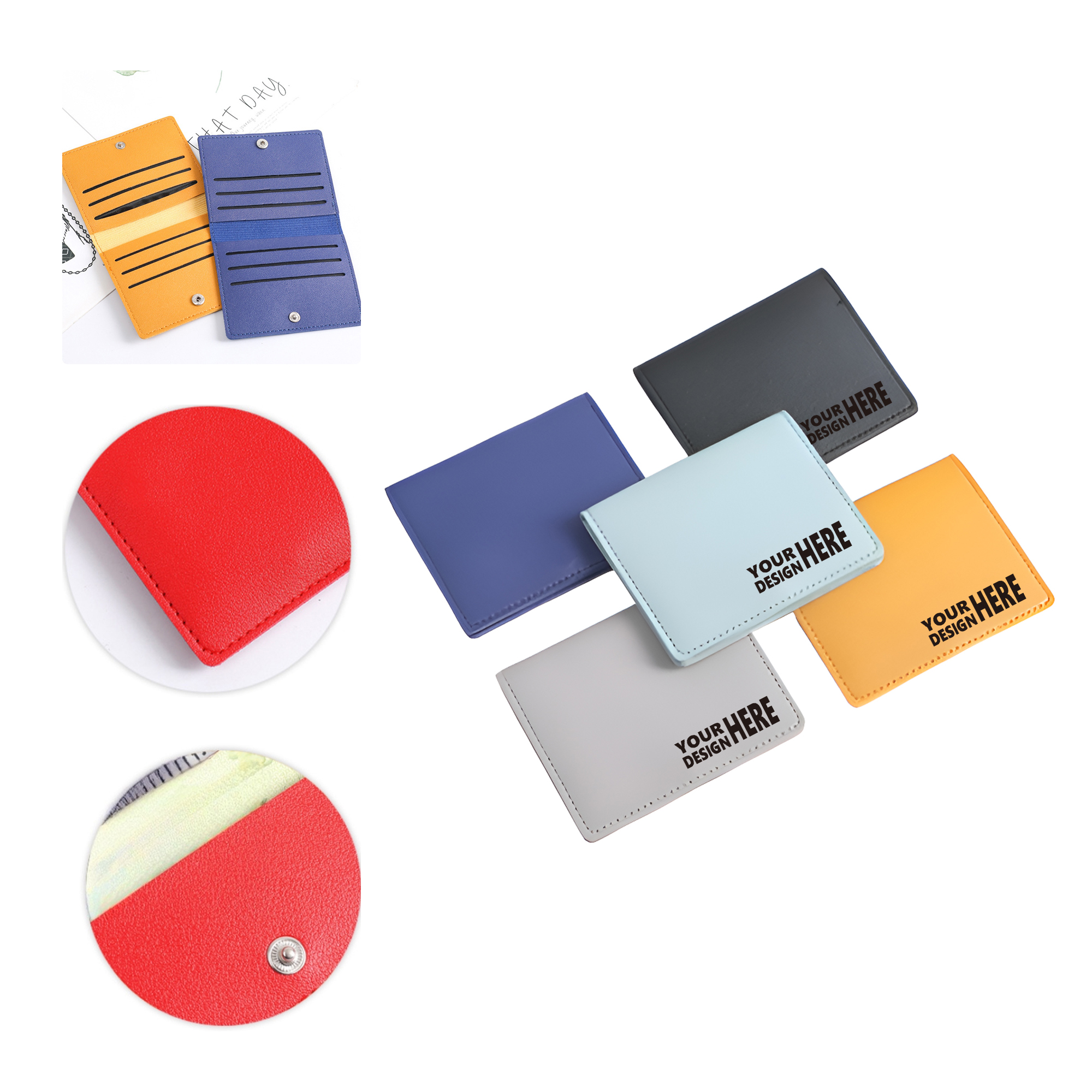 MOQ 50 Slim Minimalist Card Holder Wallet 1