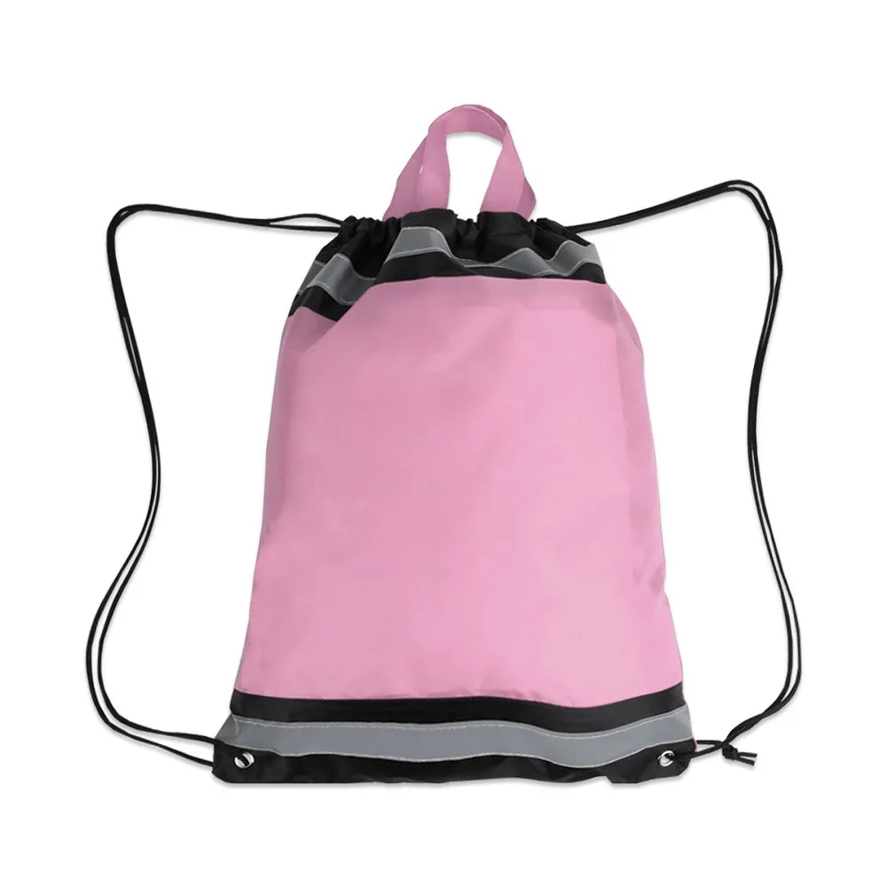 Polyester Reflective Drawstring Bag 3