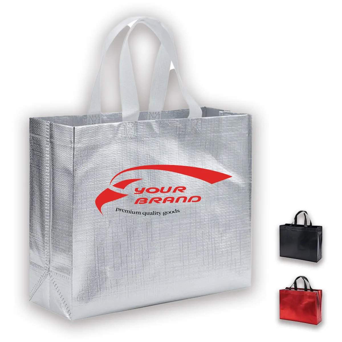 Reusable With Handle Non-Woven Stylish Foldable Shopping Bag 2