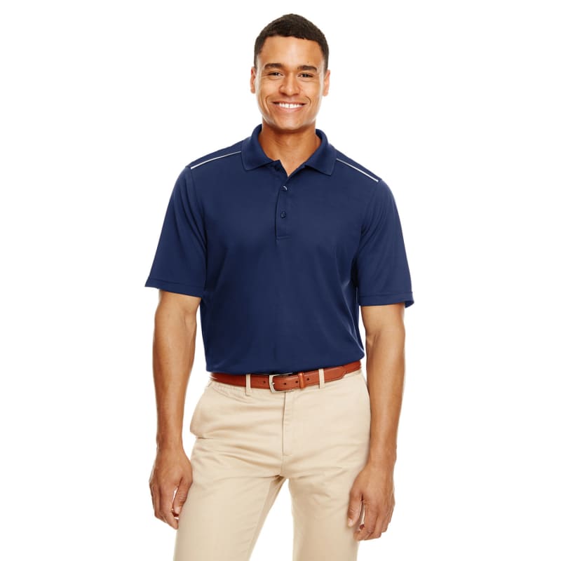 CORE365 Men's Radiant Performance Piqué Polo With Reflective Piping 11