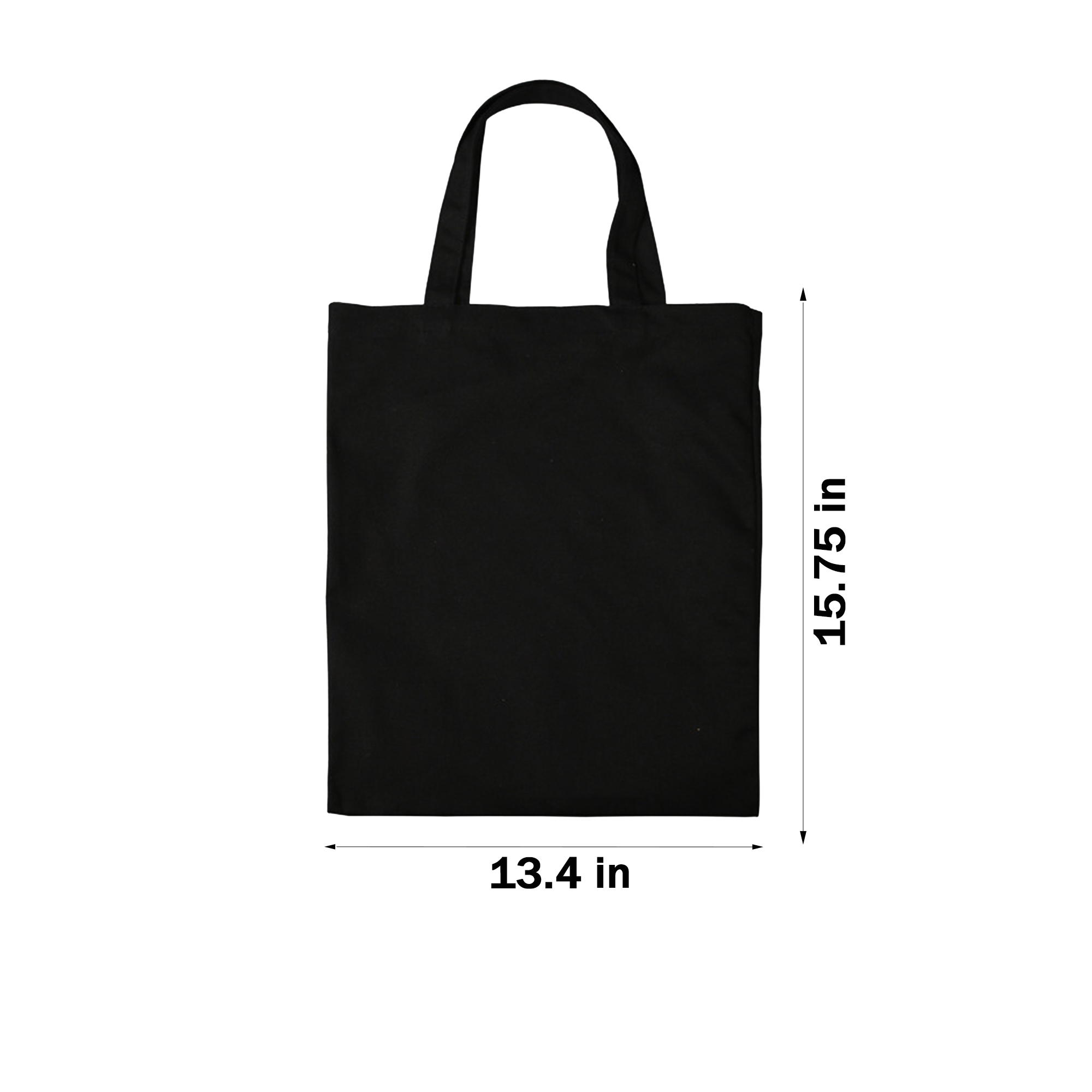 Storage Handheld Canvas Tote Bag, custom tote bag with logo imprint 3