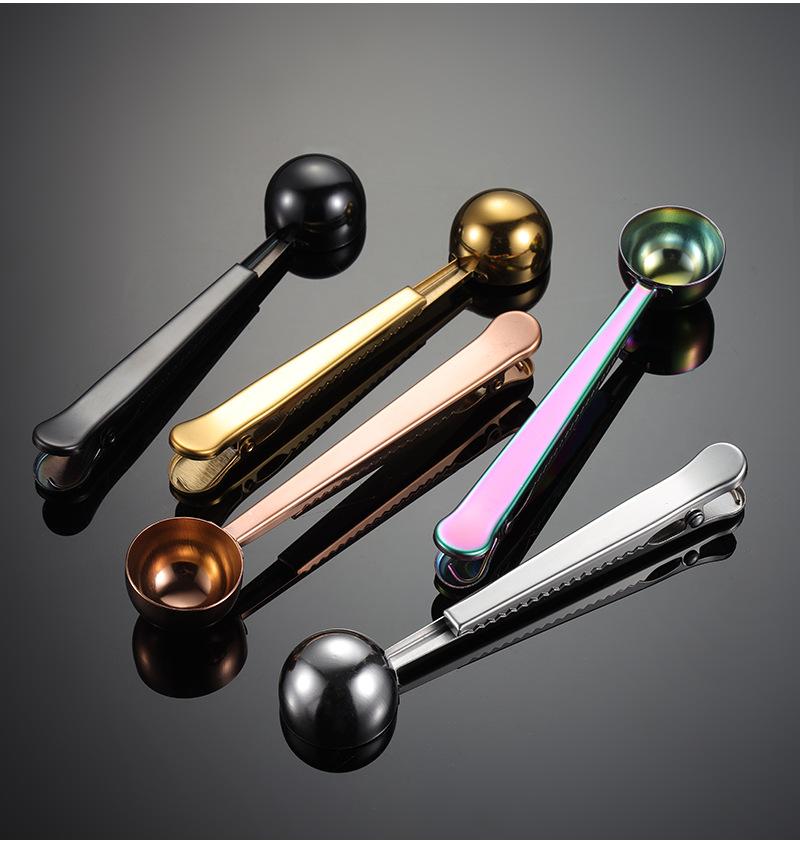 Multifunction Coffee Spoon with Clip 2