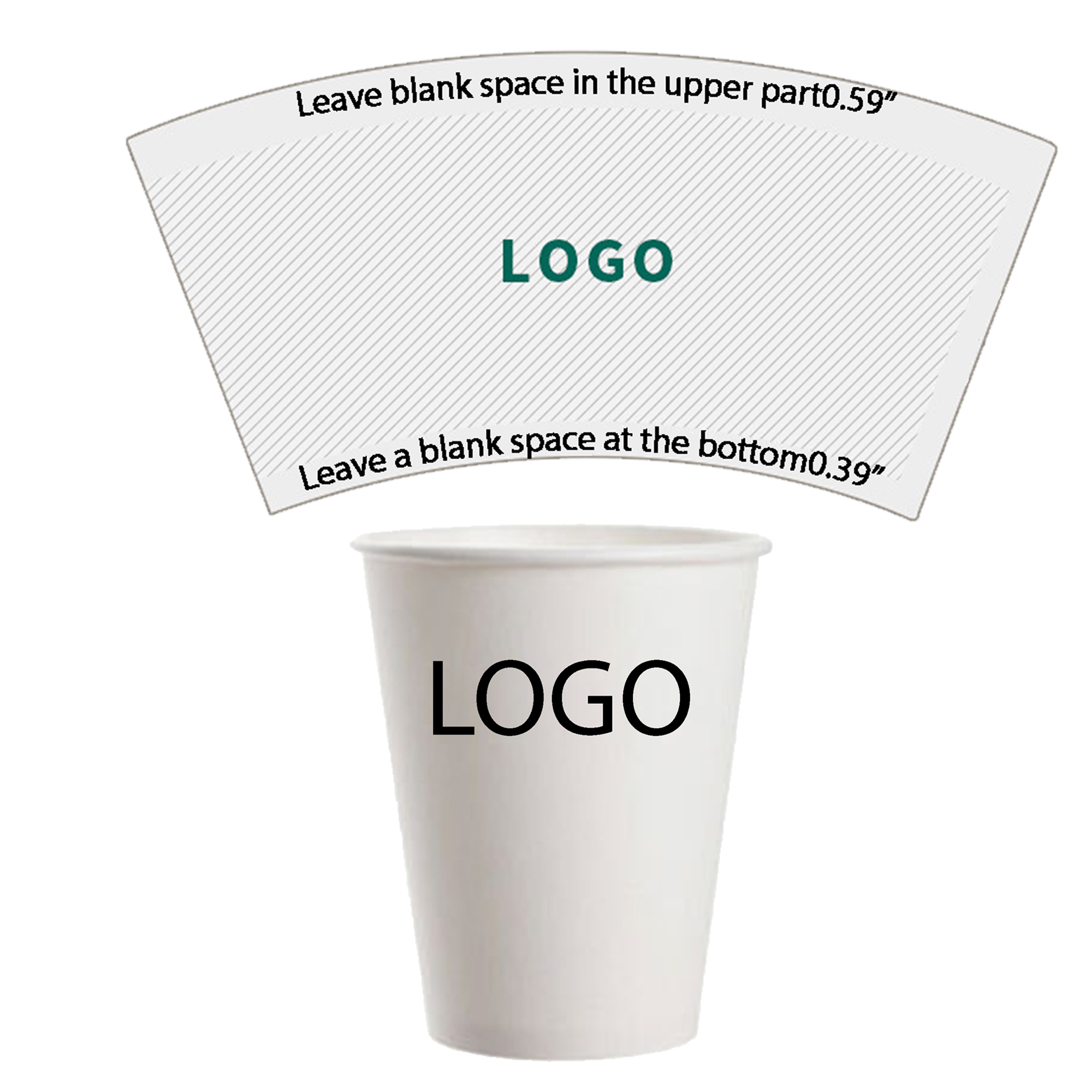 9oz White Disposable Paper Cups 3