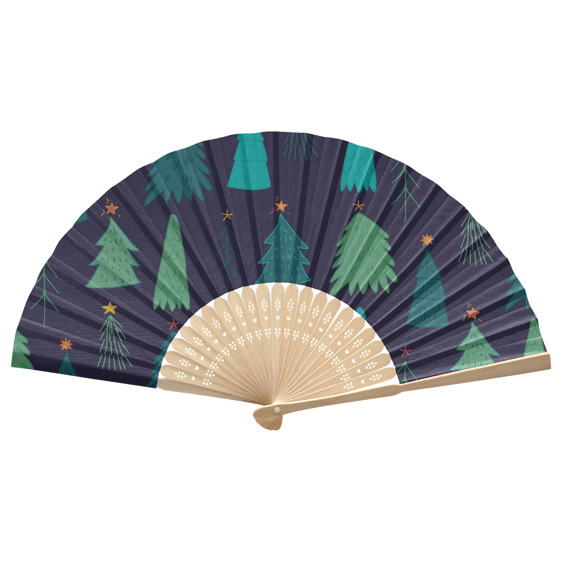 Foldable Bamboo Fan 32