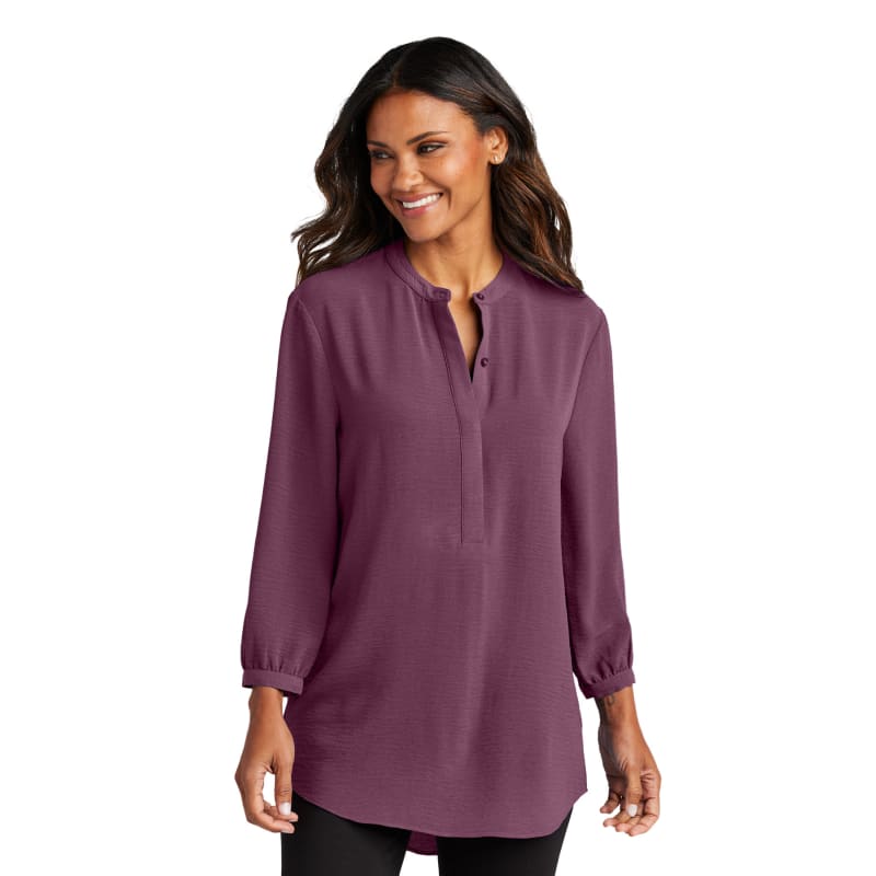 Port Authority Ladies 3/4-Sleeve Textured Crepe Tunic 20